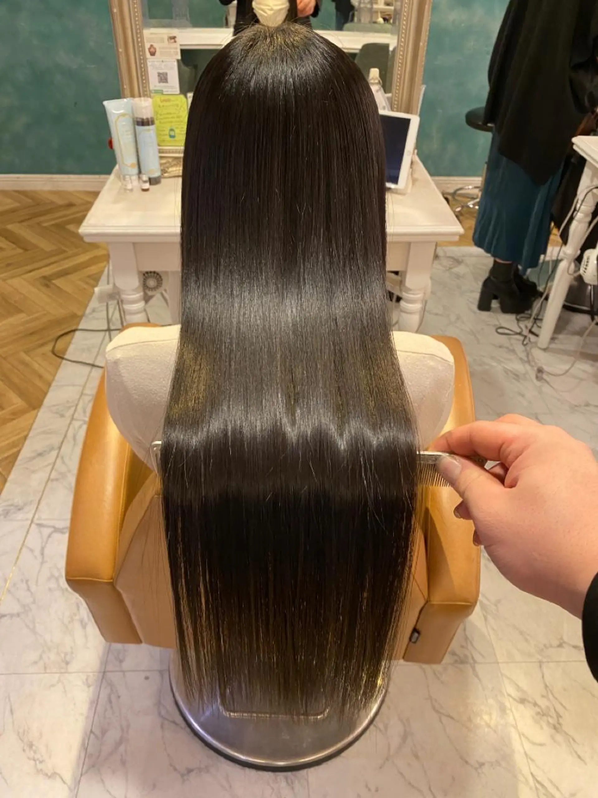 ロング 韓国ヘア/艶カラー /田中悠佑のヘアスタイル