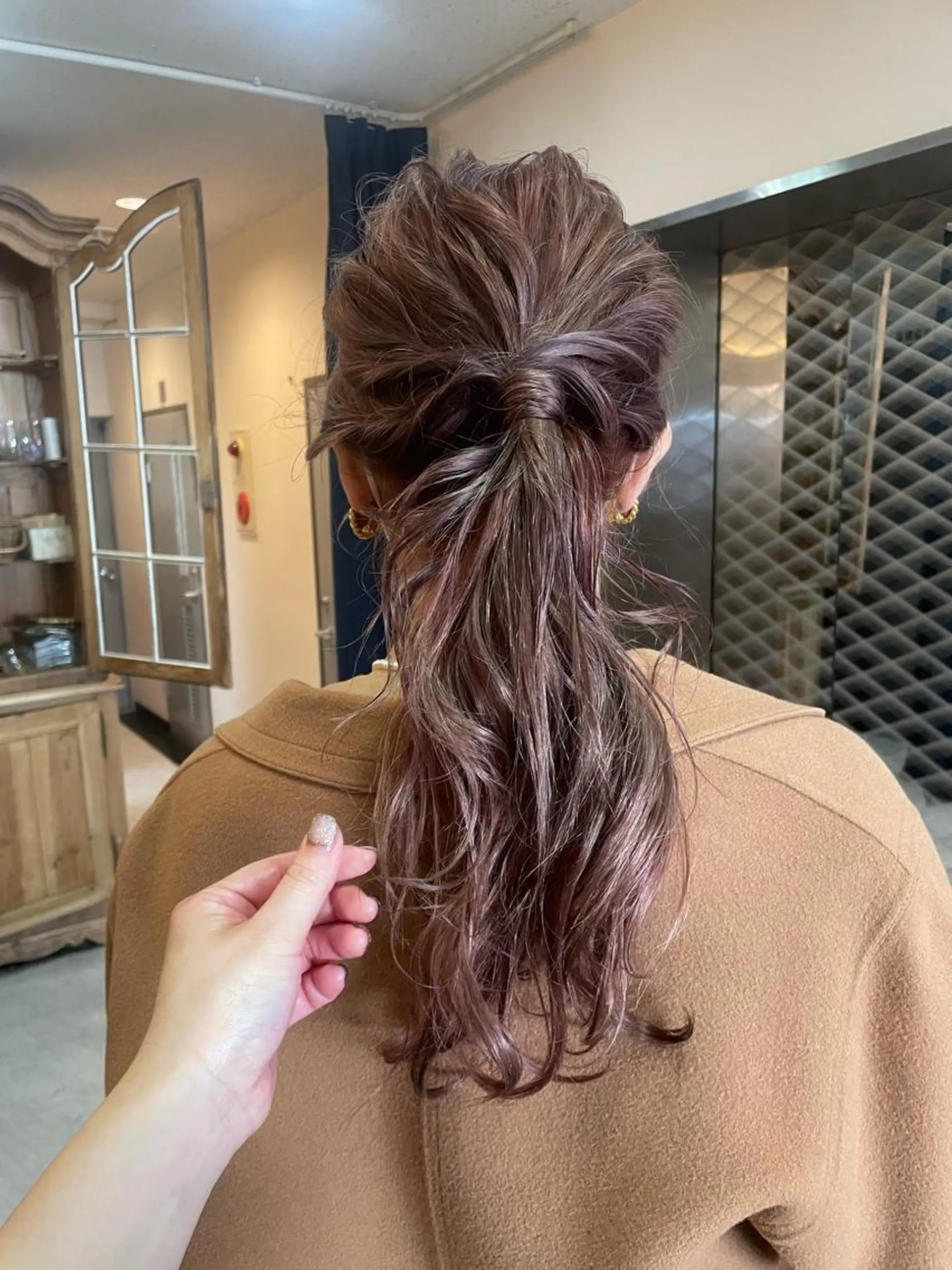 ロング カラー ヘアアレンジ emu    head spa & treatment所属・髙塚碧🇰🇷 韓国ヘア🎗️のヘアスタイル