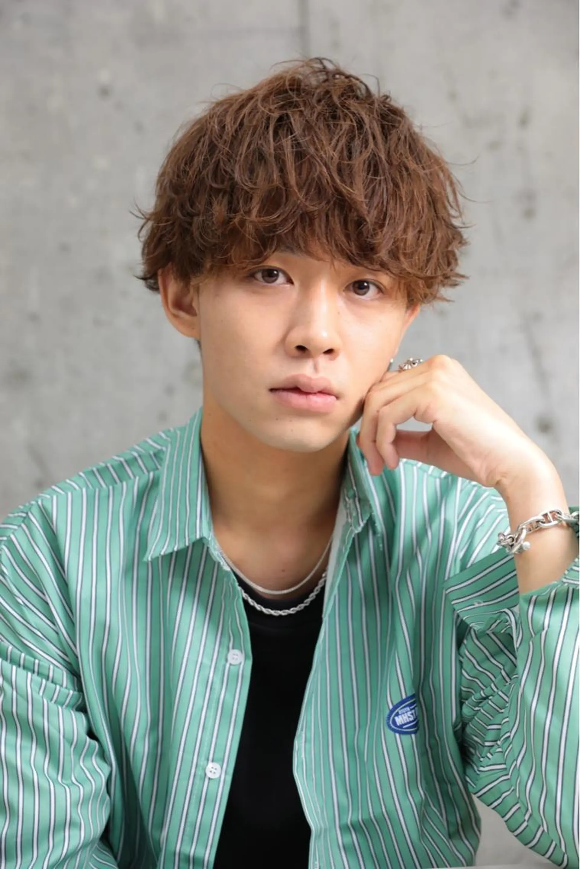 パーマ メンズ マッシュ メンズパーマ 刈り上げ カット パーマ BIRTH by happiness所属・【ニュアンスパーマ】 西岡拓海のヘアスタイル