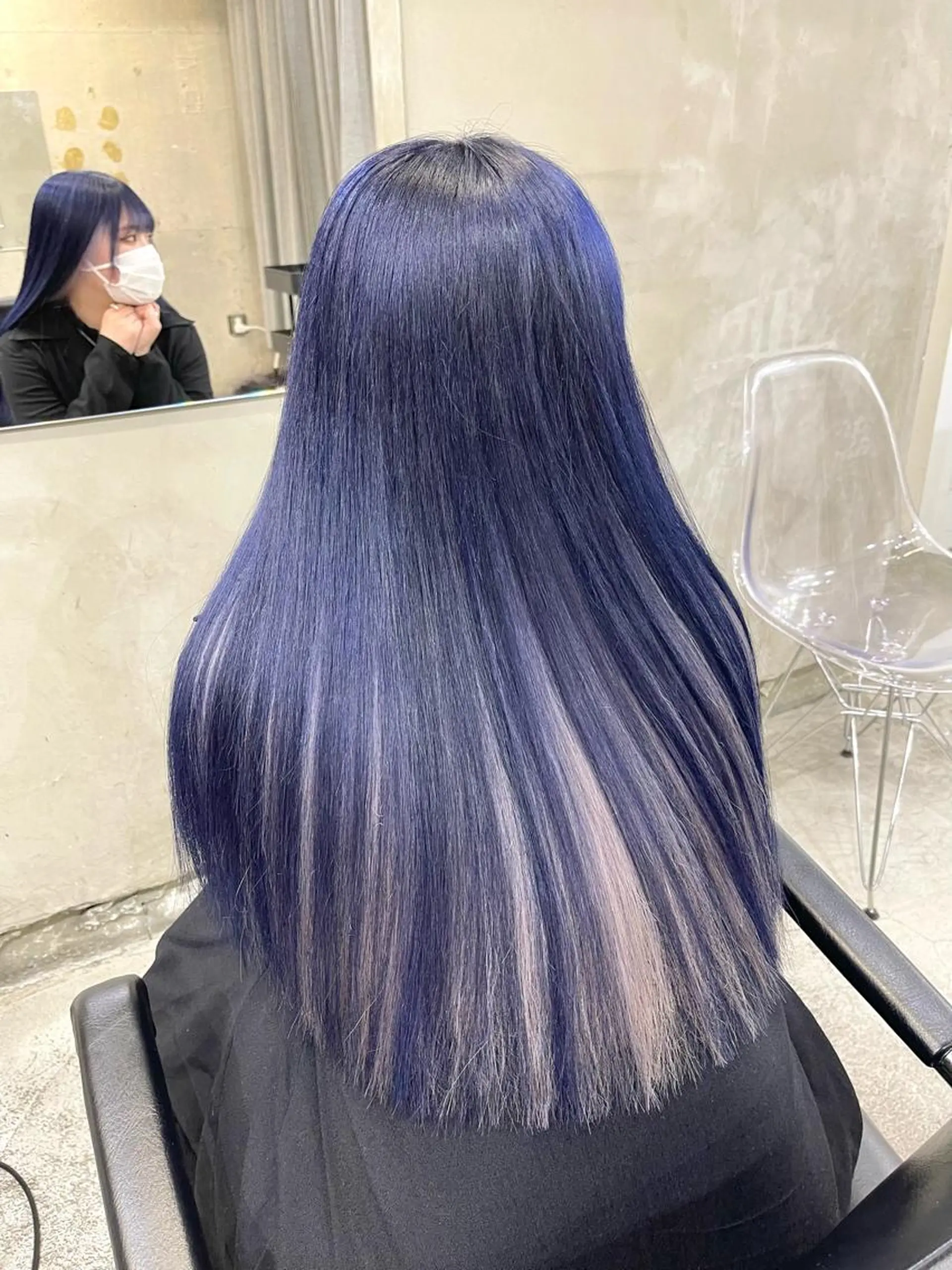 ロング カラー ハッシュカットとハイ トーン/HIROKIのヘアスタイル