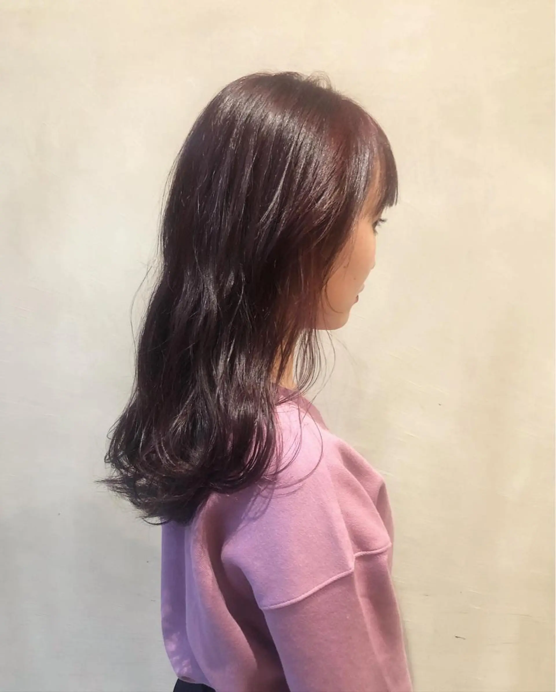ロング カラー ヘアアレンジ インナーカラー ラベンダーカラー カット ヘアカラー トリートメント 酸性縮毛矯正🧴韓国 レイヤー/髪質改善のヘアスタイル