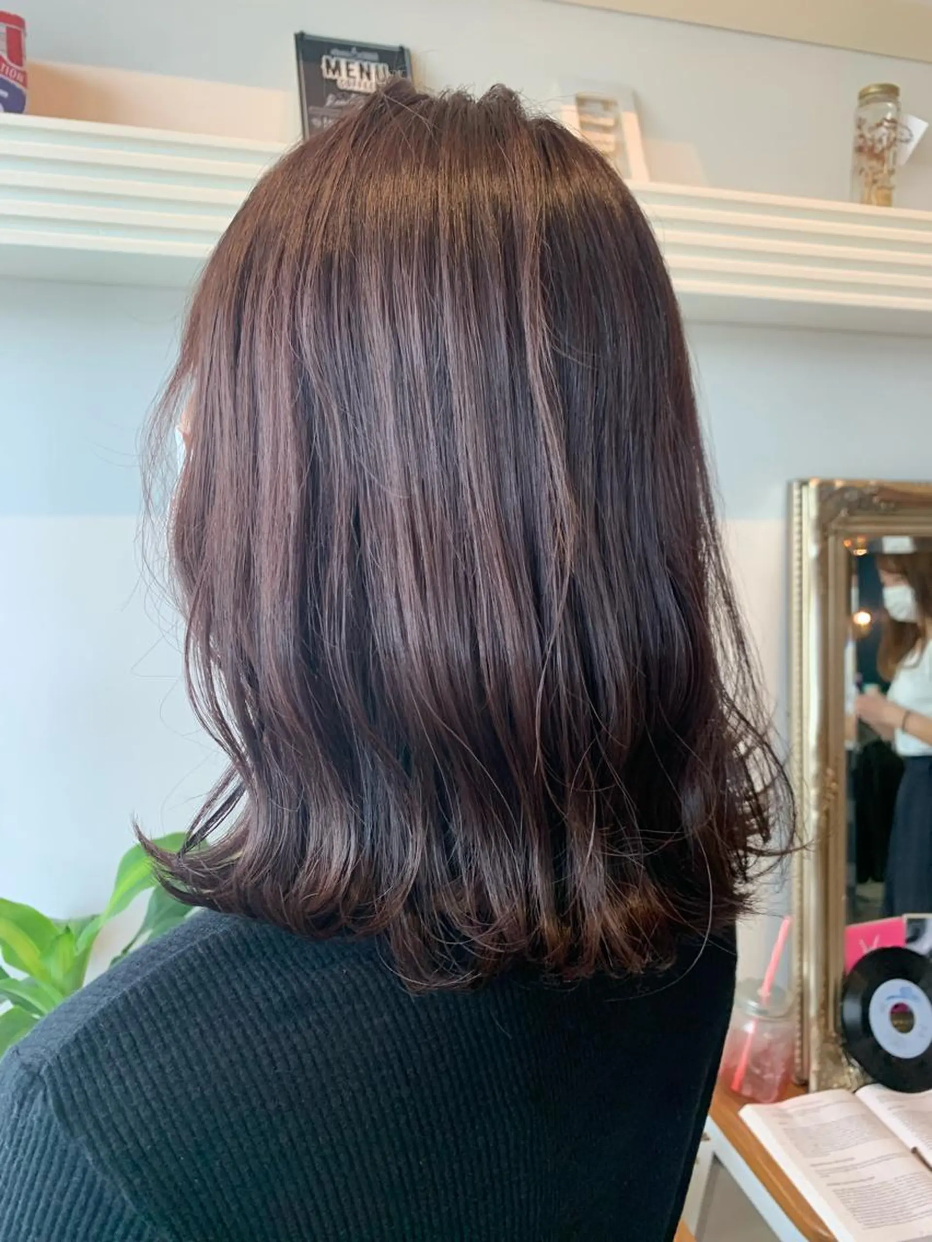 ミディアム ヘアカラー トリートメント ヘッドスパ ヘアセット 山口 竣也のヘアスタイル