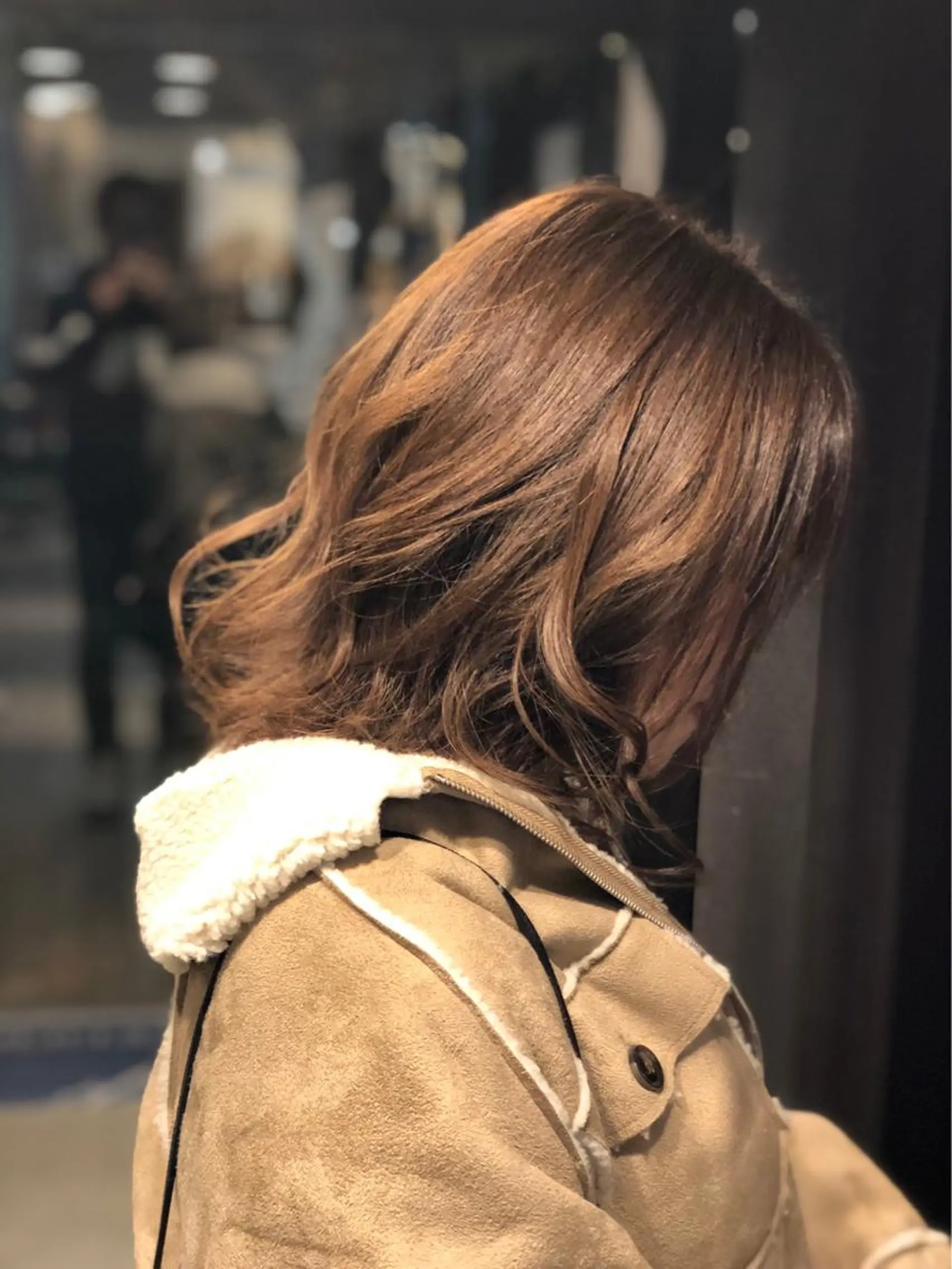 ミディアム カラー ベージュカラー ミルクティーベージュ 田中 巧のヘアスタイル