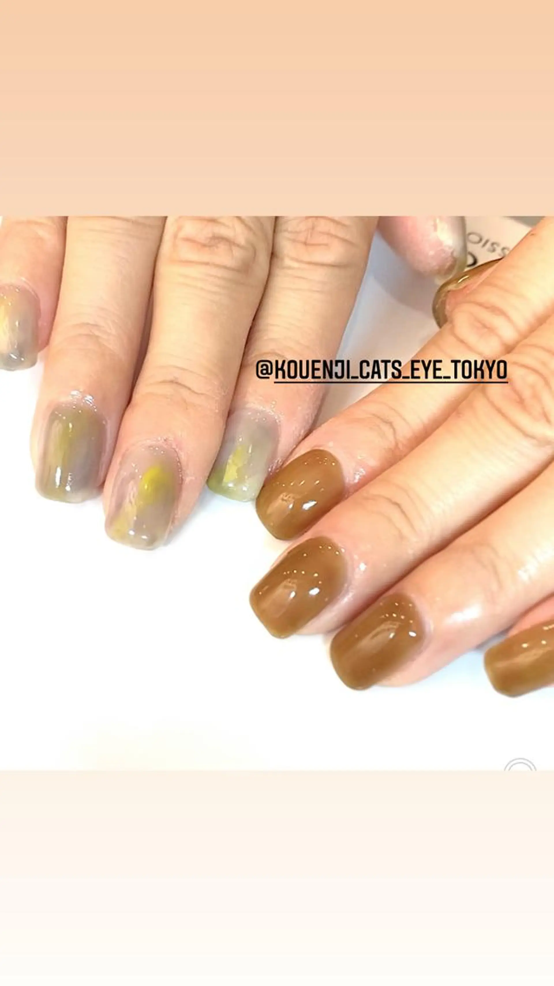 ネイル ハンドネイル キャッツアイ西荻窪店 yasuoのネイルデザイン