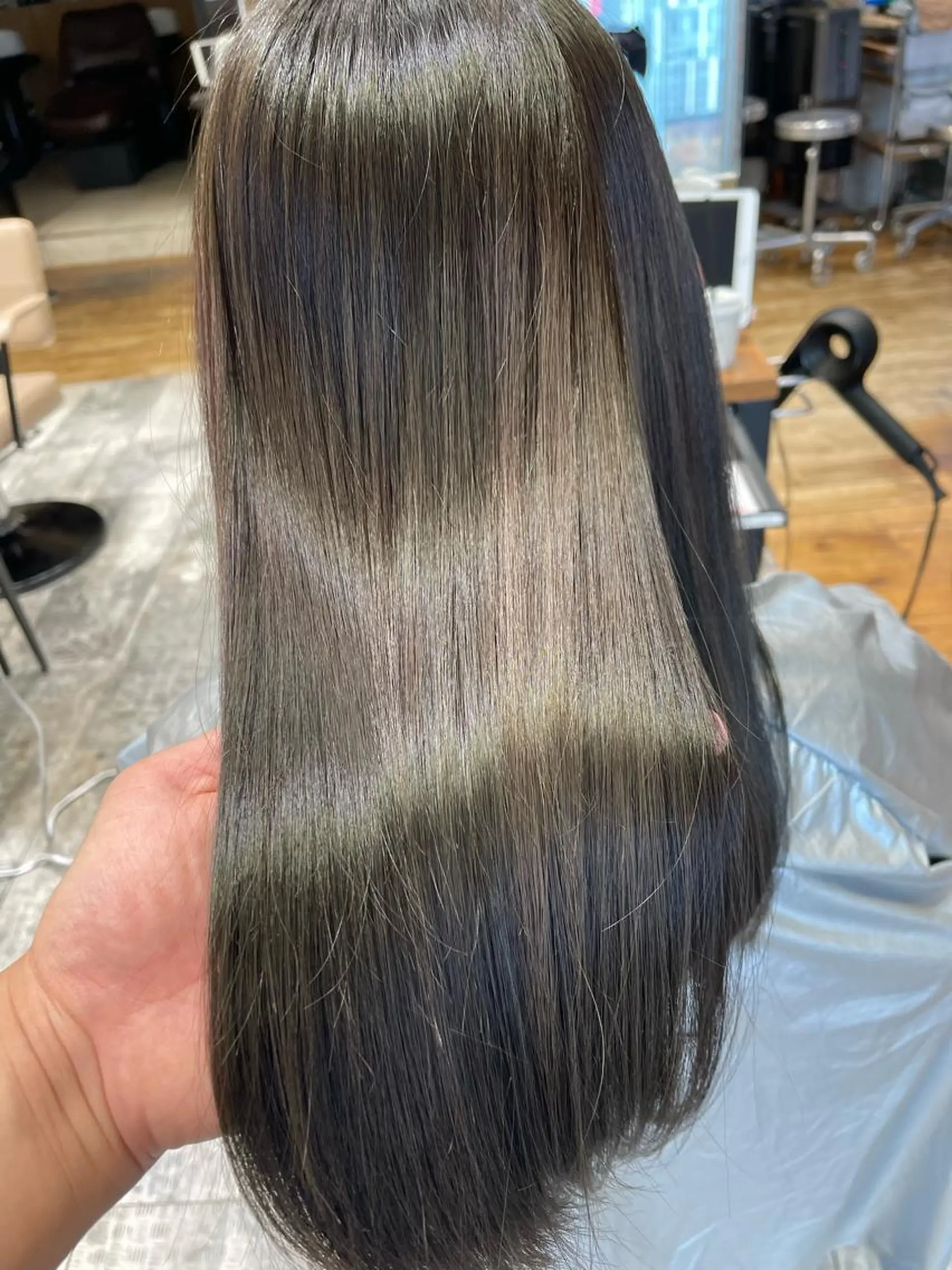 ロング カラー パーマ レイヤー/艶カラー 韓国/石戸谷海斗のヘアスタイル