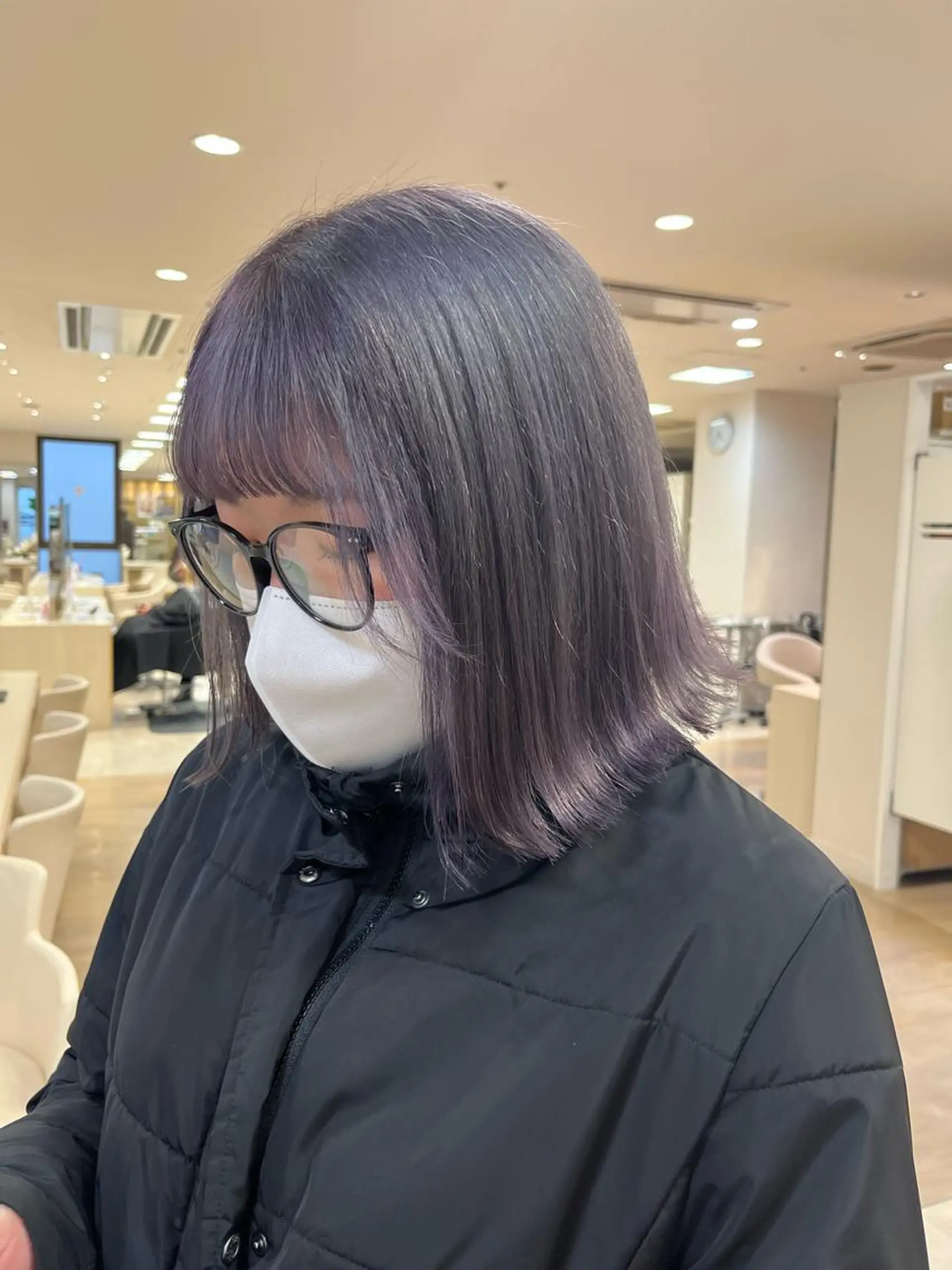 セミロング カラー ママ美容師🎀 暖色オーダーNo.1のヘアスタイル