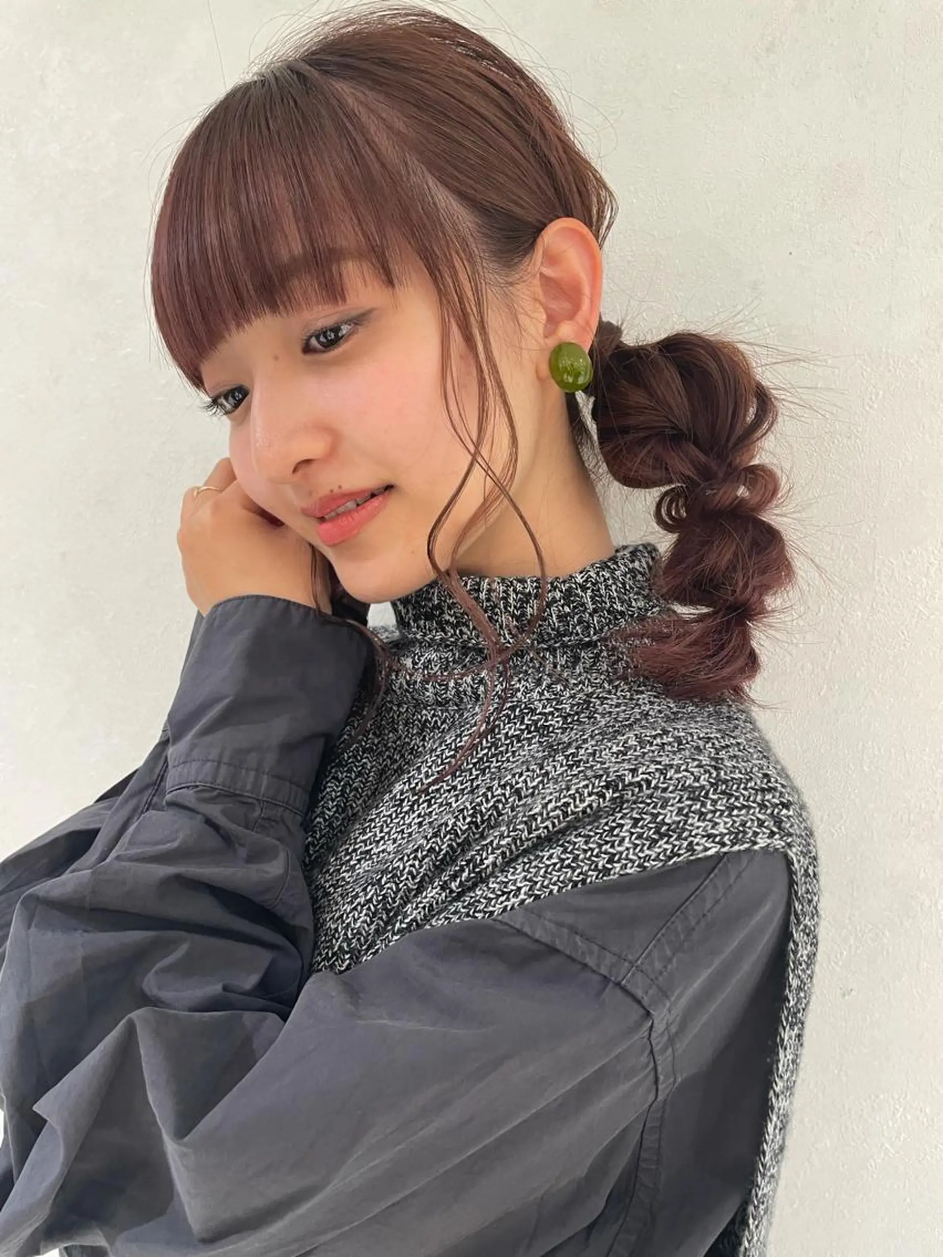 セミロング ヘアアレンジ crop es 茅ヶ崎所属・ヘアセット/髪質改善 🌿 長 若奈のヘアスタイル