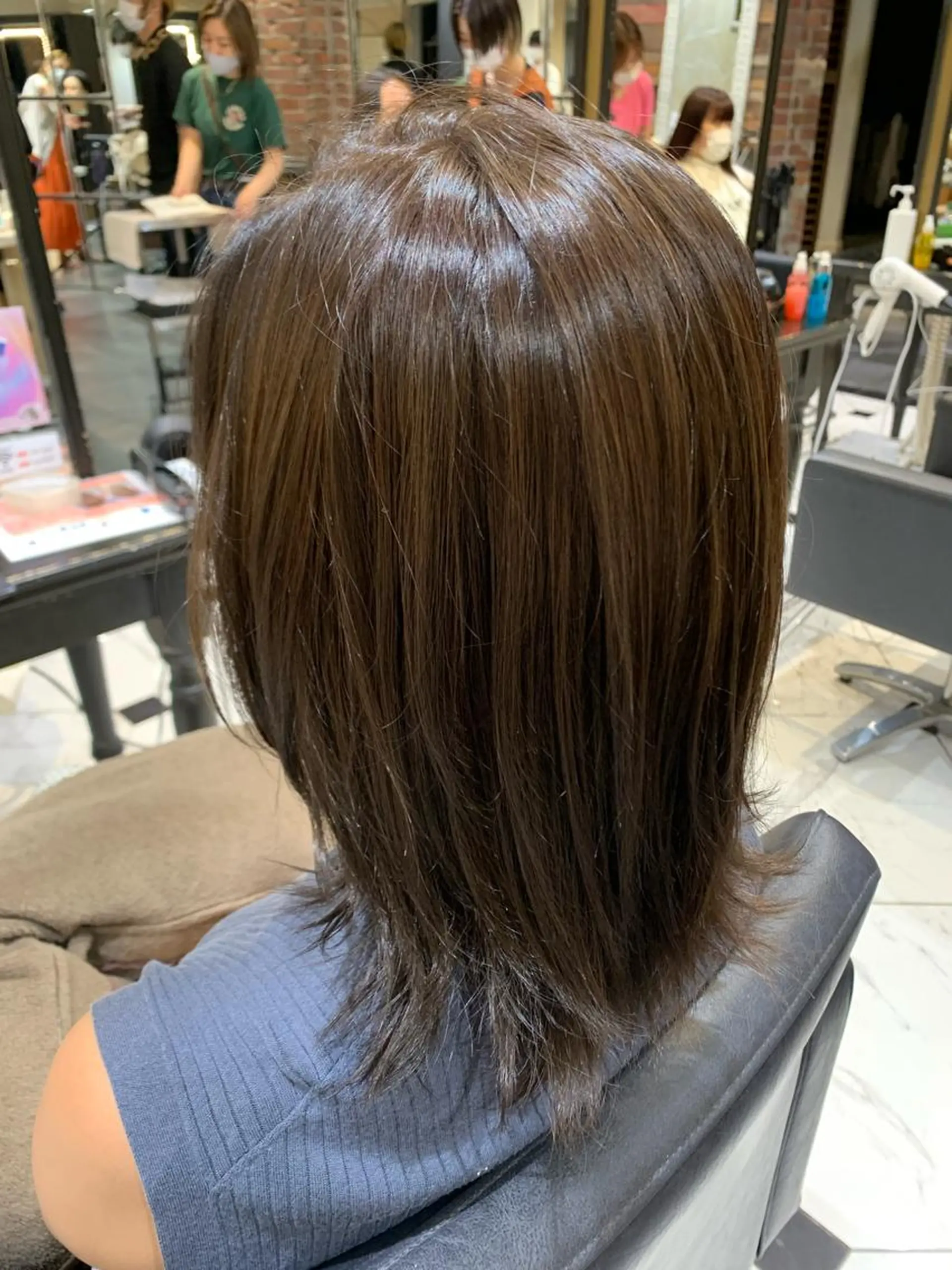 ミディアム カラー 個室　髪質改善サロン　HANARE by youres hair 神楽坂 【はなれ】所属・美髪矯正🌈髪質改善 縮毛矯正🦄松田のヘアスタイル