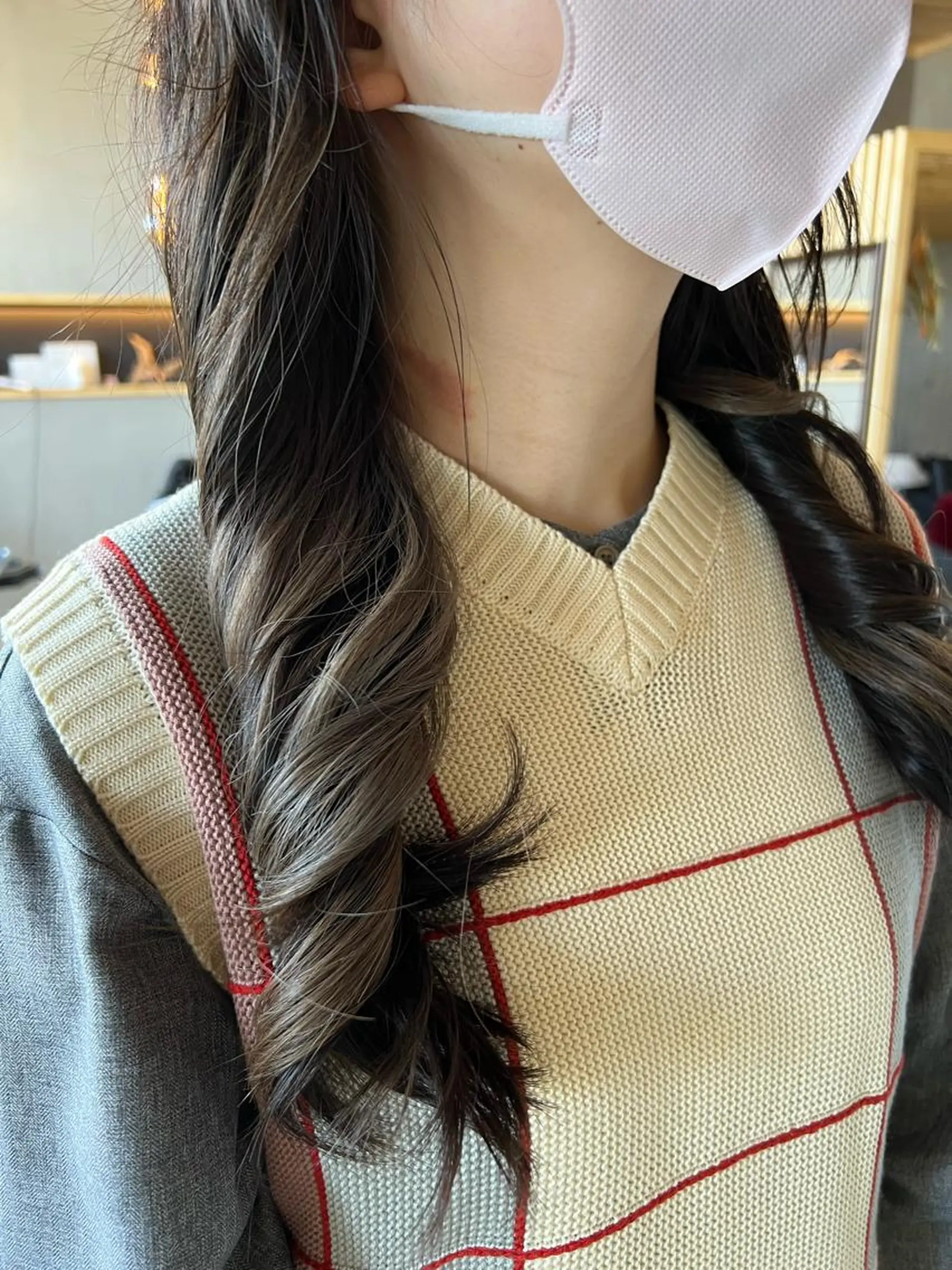 ロング カラー ハイライトカラー イルミナカラー インナーカラー ボブ ハイライト カット ヘアカラー トリートメント SHINYA シンヤヘアーズのヘアスタイル