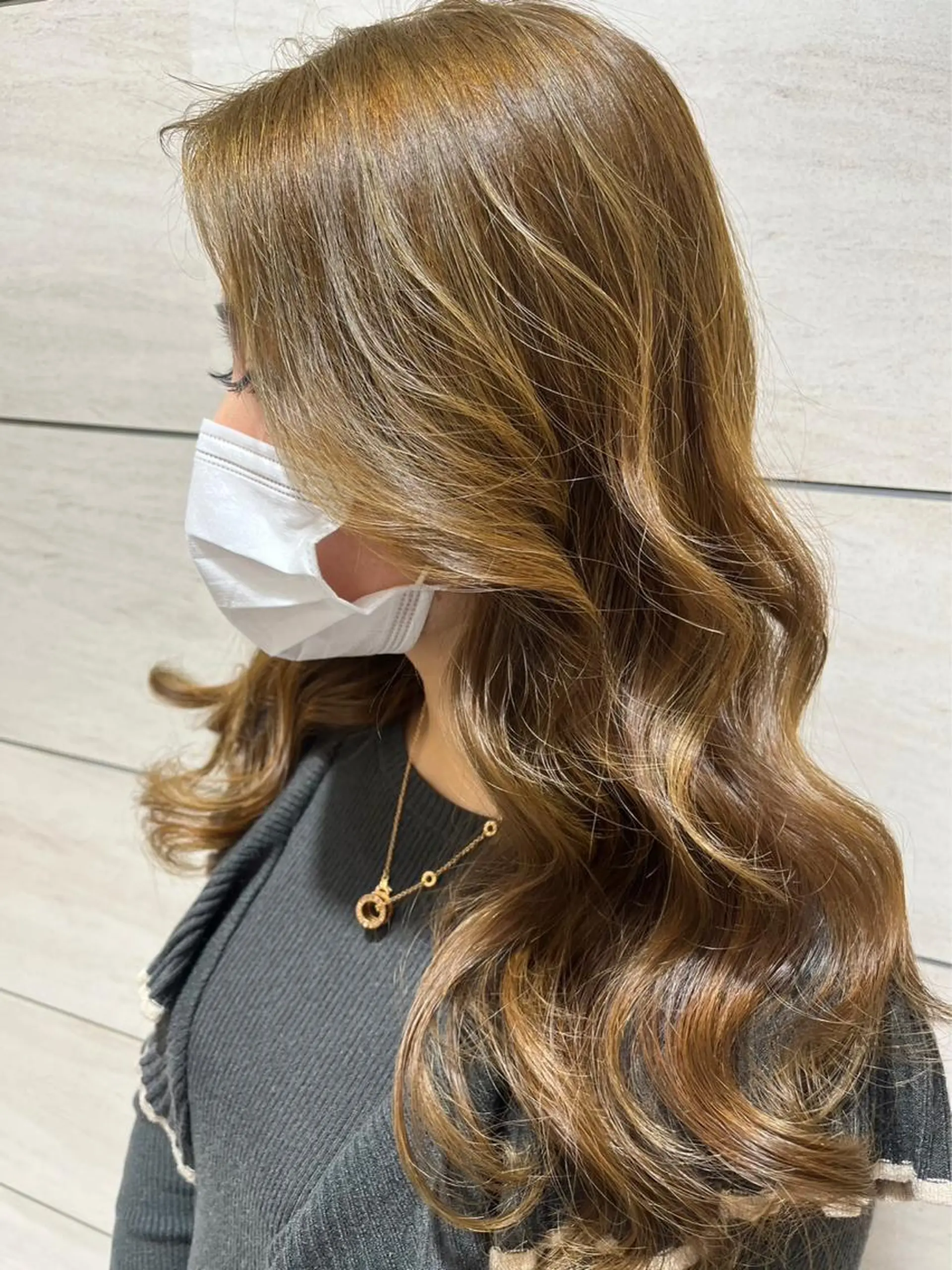 セミロング カラー ヘーゼル 🧬艶髪エク向井 琉矢🧬のヘアスタイル