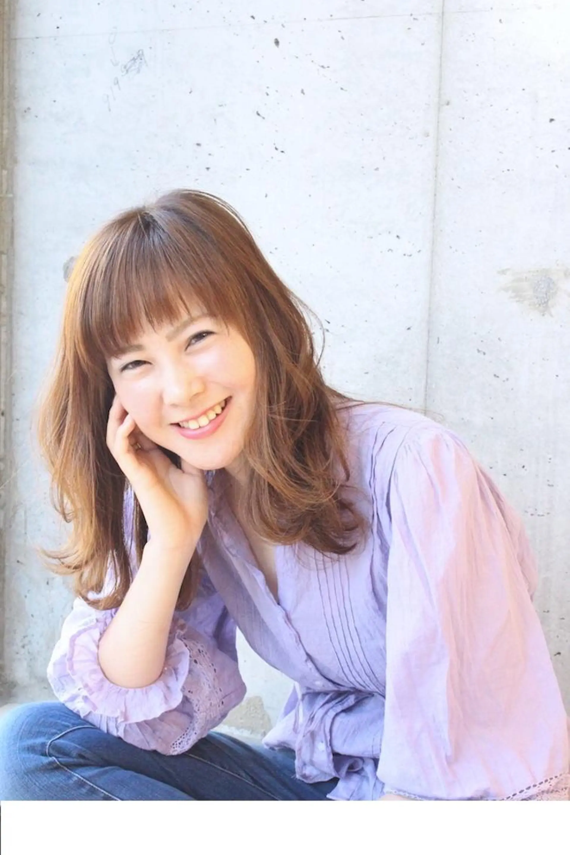 ミディアム カラー アッシュ ハイライトカラー ラベンダーカラー ラベンダーアッシュ ハイライト Laf.【ラフ］北坂戸駅前所属・🌈New Open Laf.🌈奥居伸輔のヘアスタイル