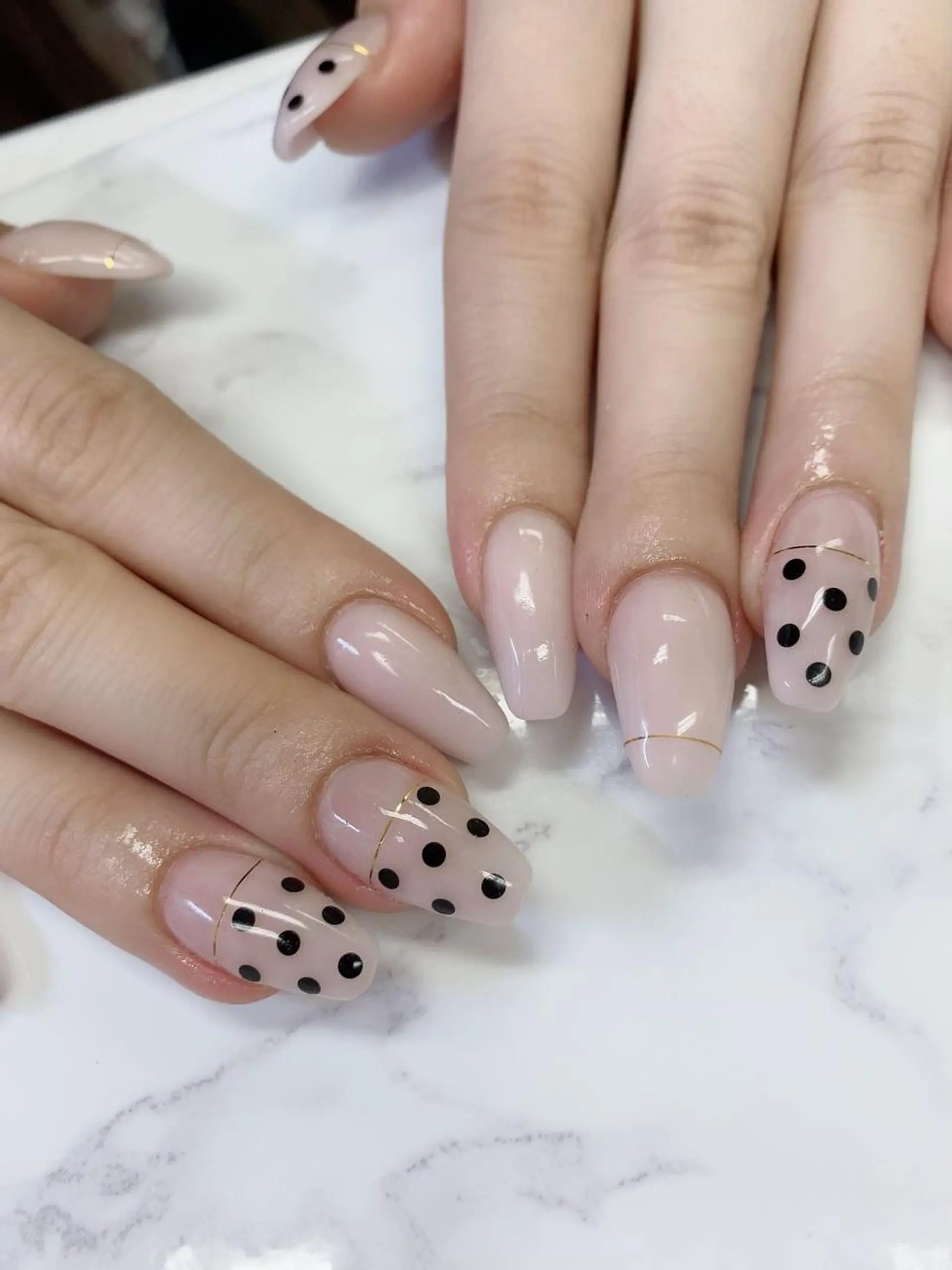 ミディアム ハンドネイル JNA認定講師🌸 RIEのネイルデザイン
