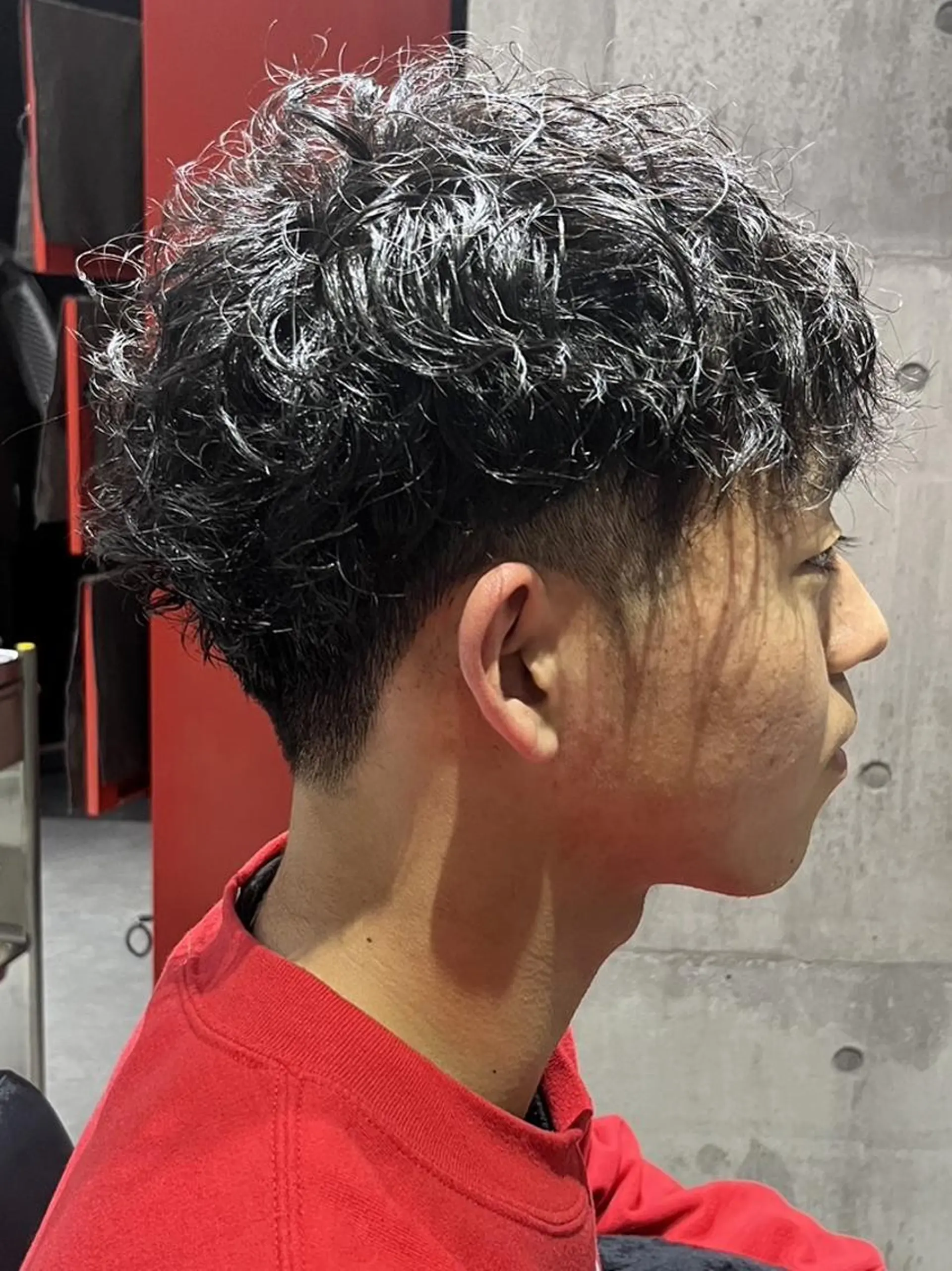 ショート パーマ 高橋嵐 プラスイズムヴェレンのヘアスタイル