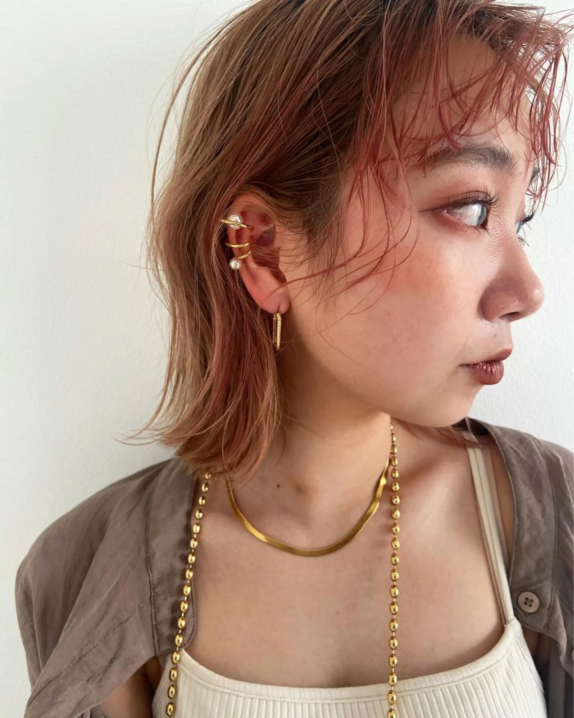 ヘアアレンジ カット ヘアカラー トリートメント 髪質改善韓国レイヤー SHIORI🦋のヘアスタイル