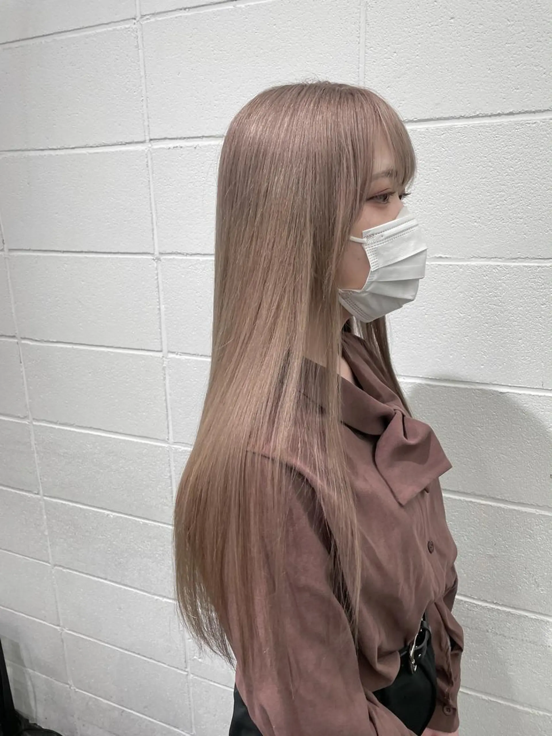 ロング カラー ヘアアレンジ ブリーチ ブロンド カット ヘアカラー トリートメント 艶ハイトーン/ヘア アレンジAYAKAのヘアスタイル