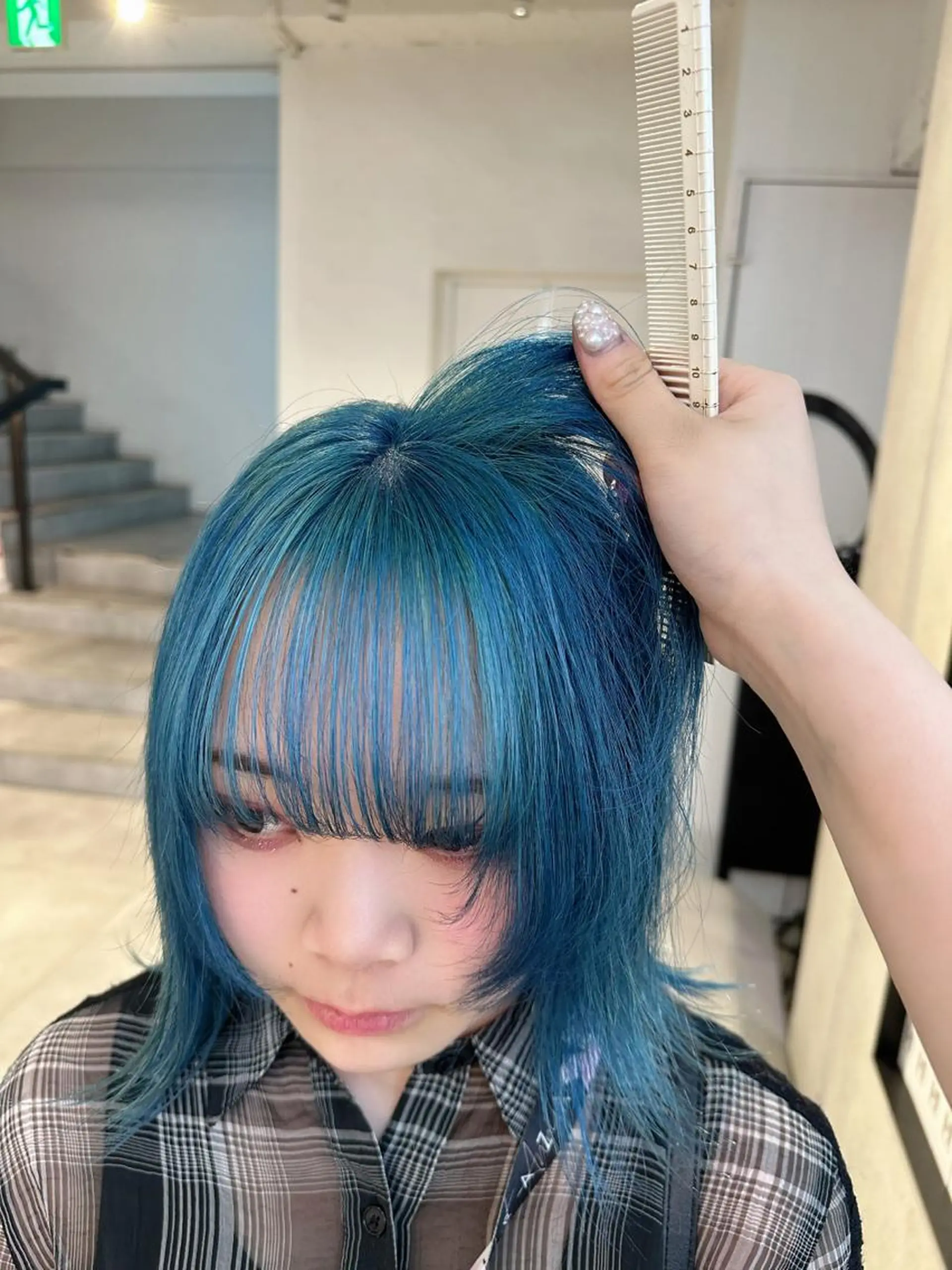 ミディアム カラー ヘアアレンジ ハイトーン特化 pepe🎀のヘアスタイル