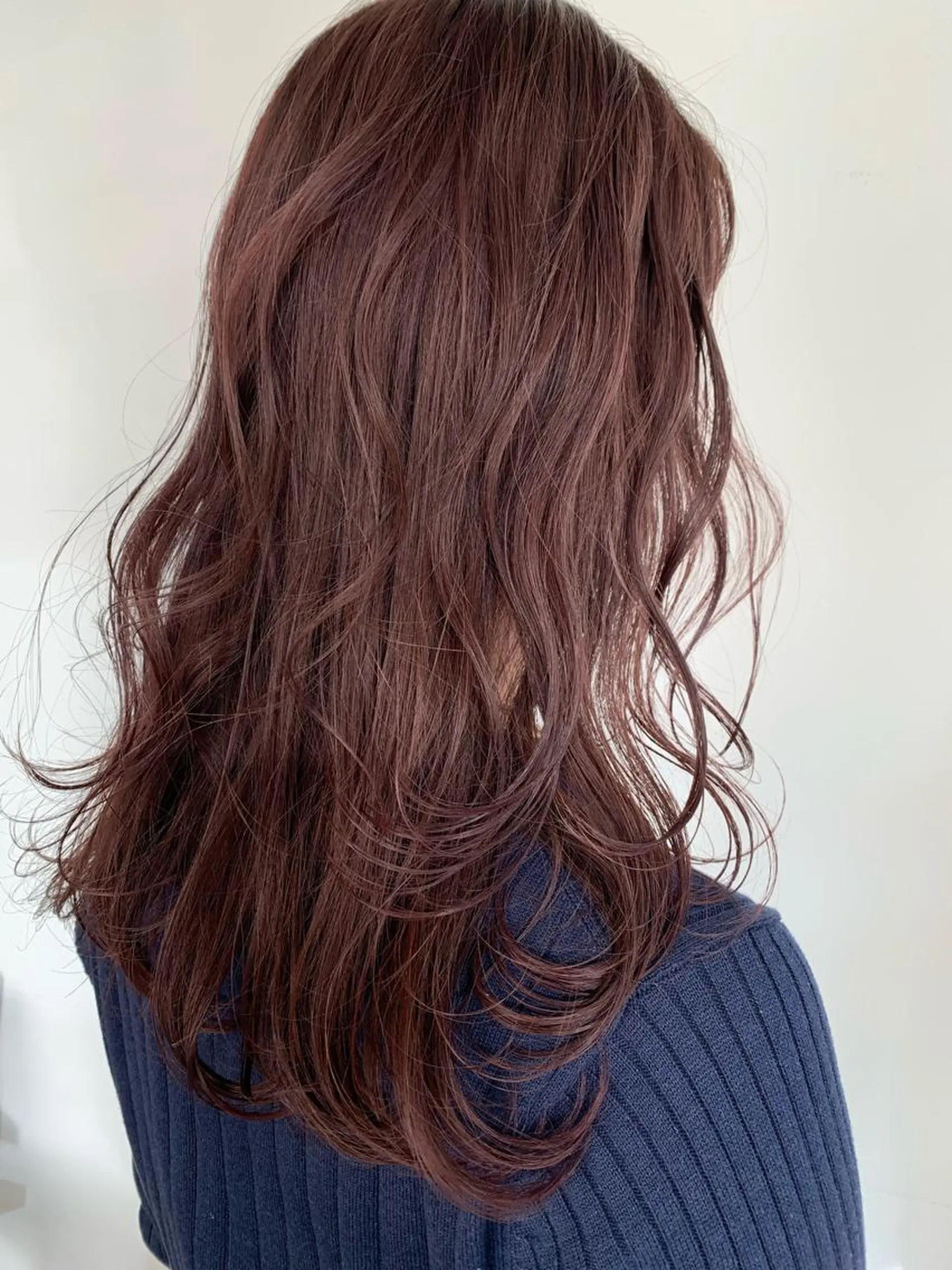 ロング パープルカラー ヘアカラー フリーランス　美容師 cayocoのヘアスタイル