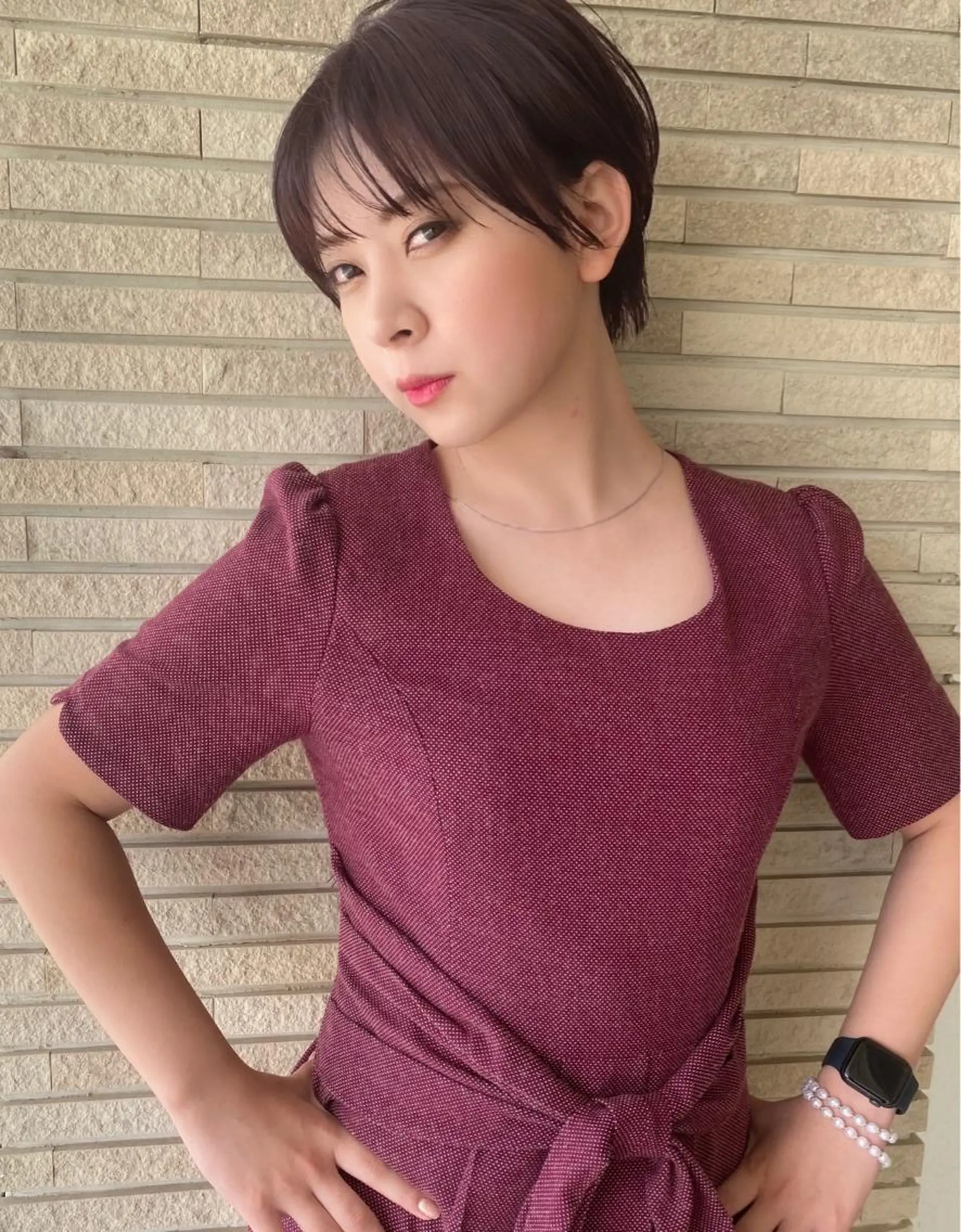 ショート カラー イルミナカラー カット ヘアカラー grand juteのヘアスタイル
