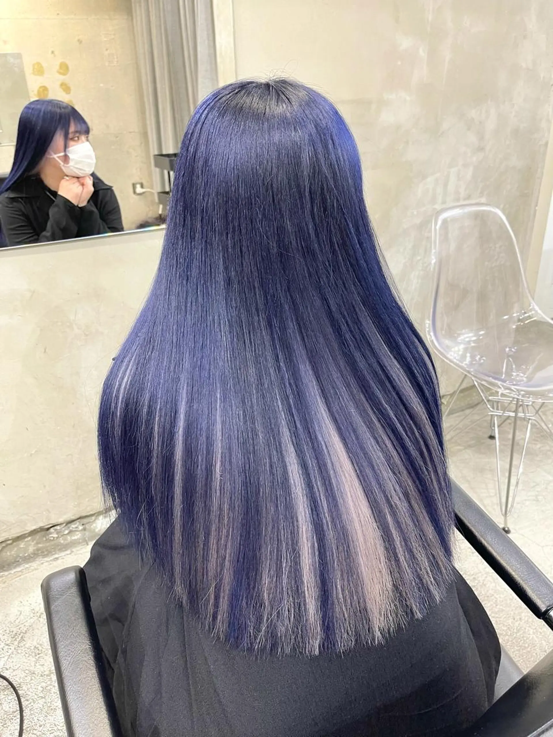 ロング カラー ハッシュカットとハイ トーン/HIROKIのヘアスタイル
