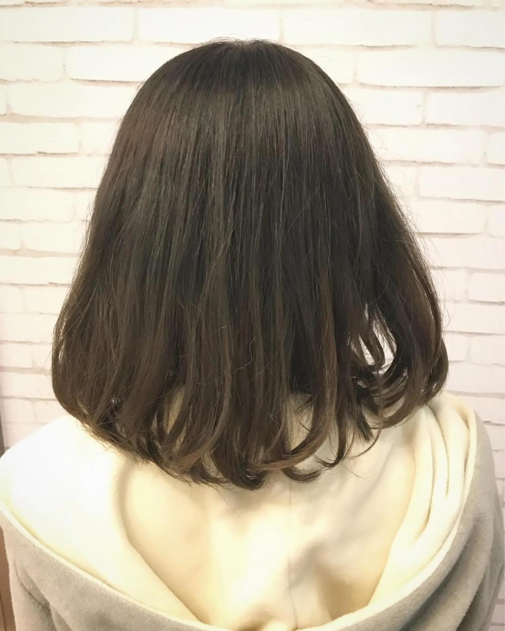 ミディアム カラー ボブ 中川 拓弥のヘアスタイル