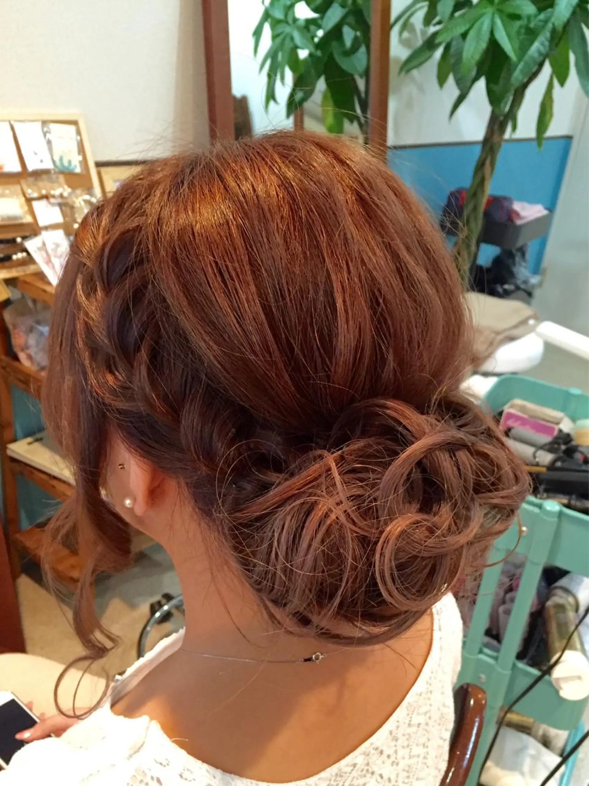 ショート ミディアム セミロング ヘアアレンジ ヘアメ/着付け 清水玲歌のヘアスタイル