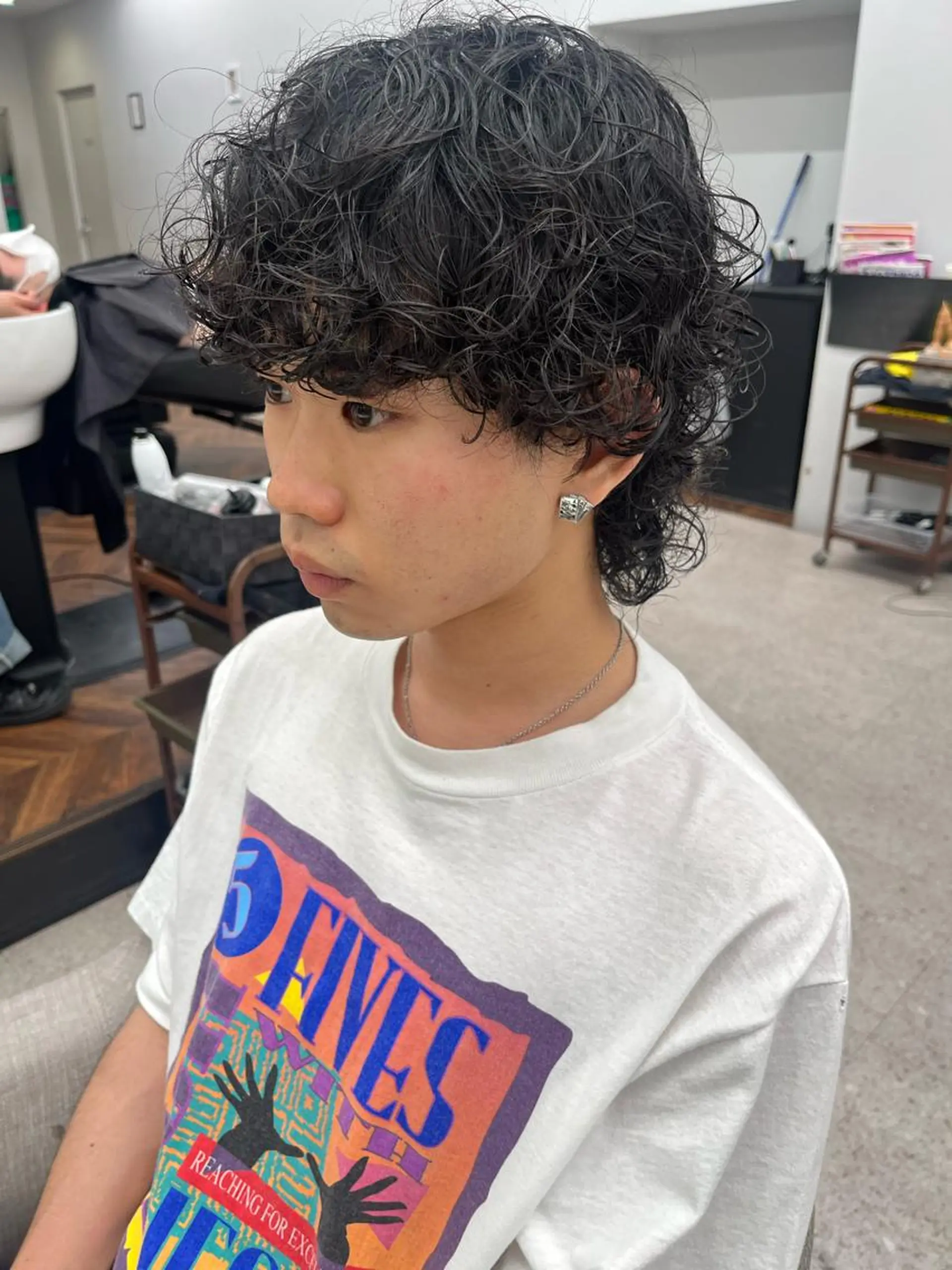 パーマ メンズ カット パーマ 🍐シャドウパーマ メンズ特化/守岡🍐のヘアスタイル