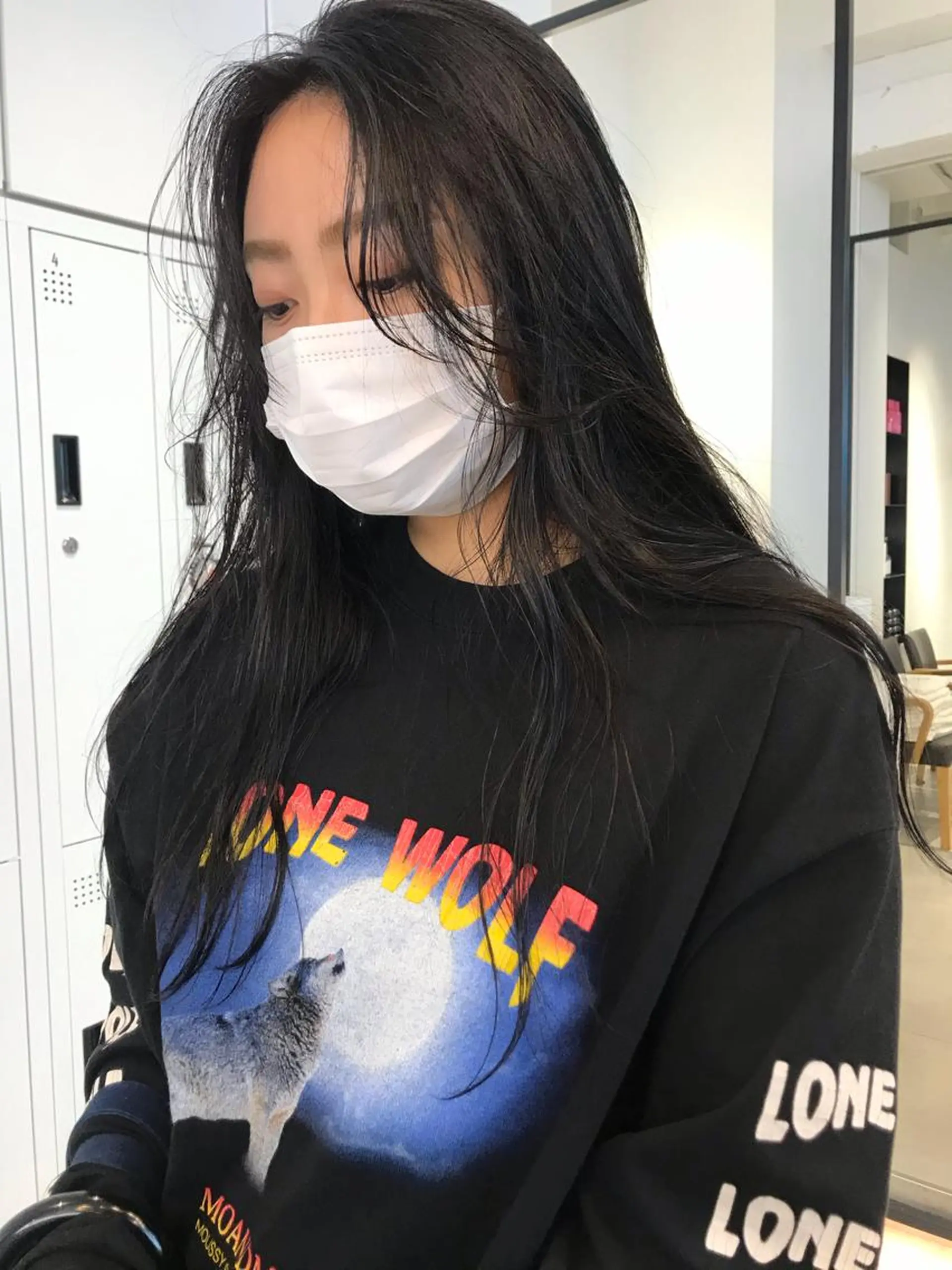 セミロング ヘアカラー 🇰🇷カルマパーマ kaito🇰🇷のヘアスタイル