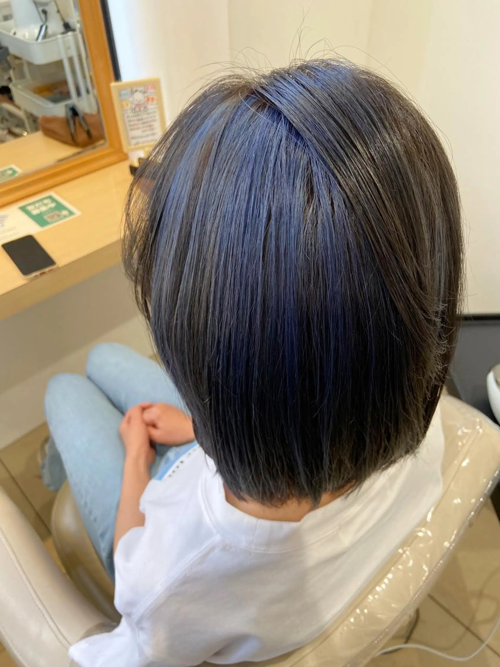 ミディアム ハイライト 30代からの大人 ショートのヘアスタイル