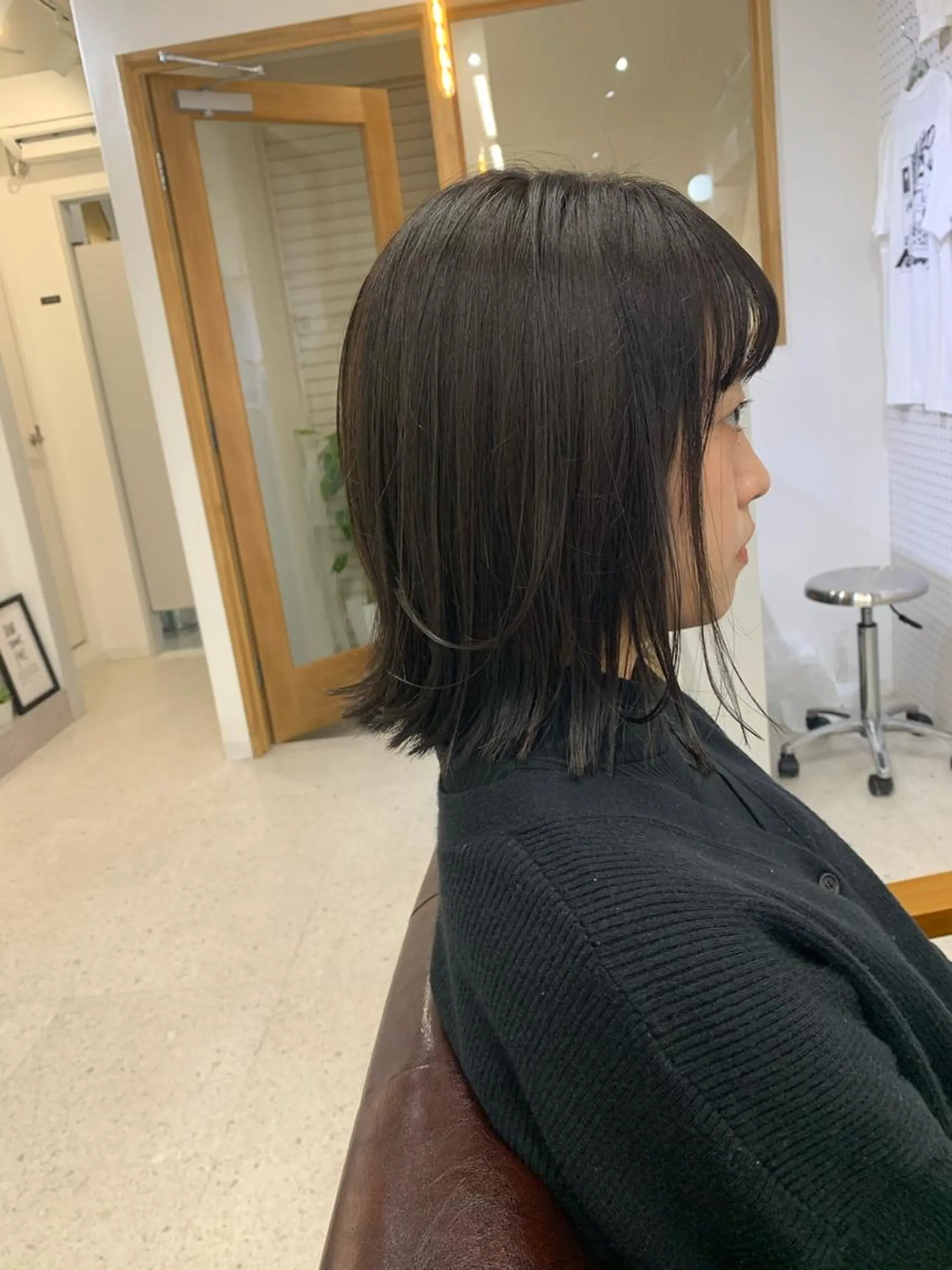 ショート 切りっぱなしロブ ショート、ボブ特化 長島智彦のヘアスタイル