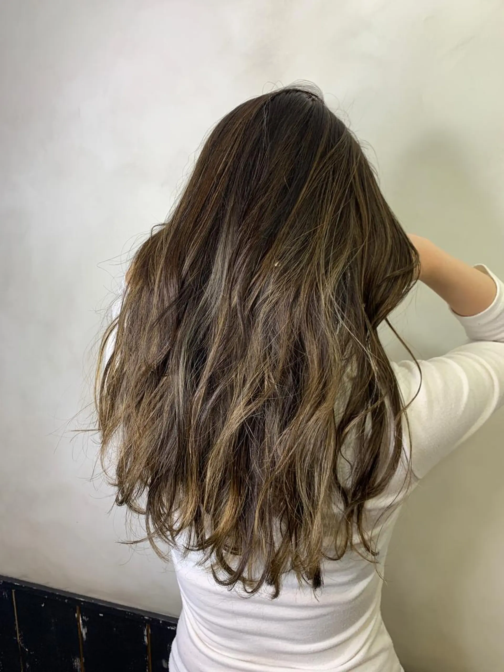 ロング カラー 外国人風カラー カット ヘアカラー トリートメント AUBE HAIRazul吉祥寺所属・髪質改善✨幹細胞✨ ウルツヤ🌈清水　祥のヘアスタイル