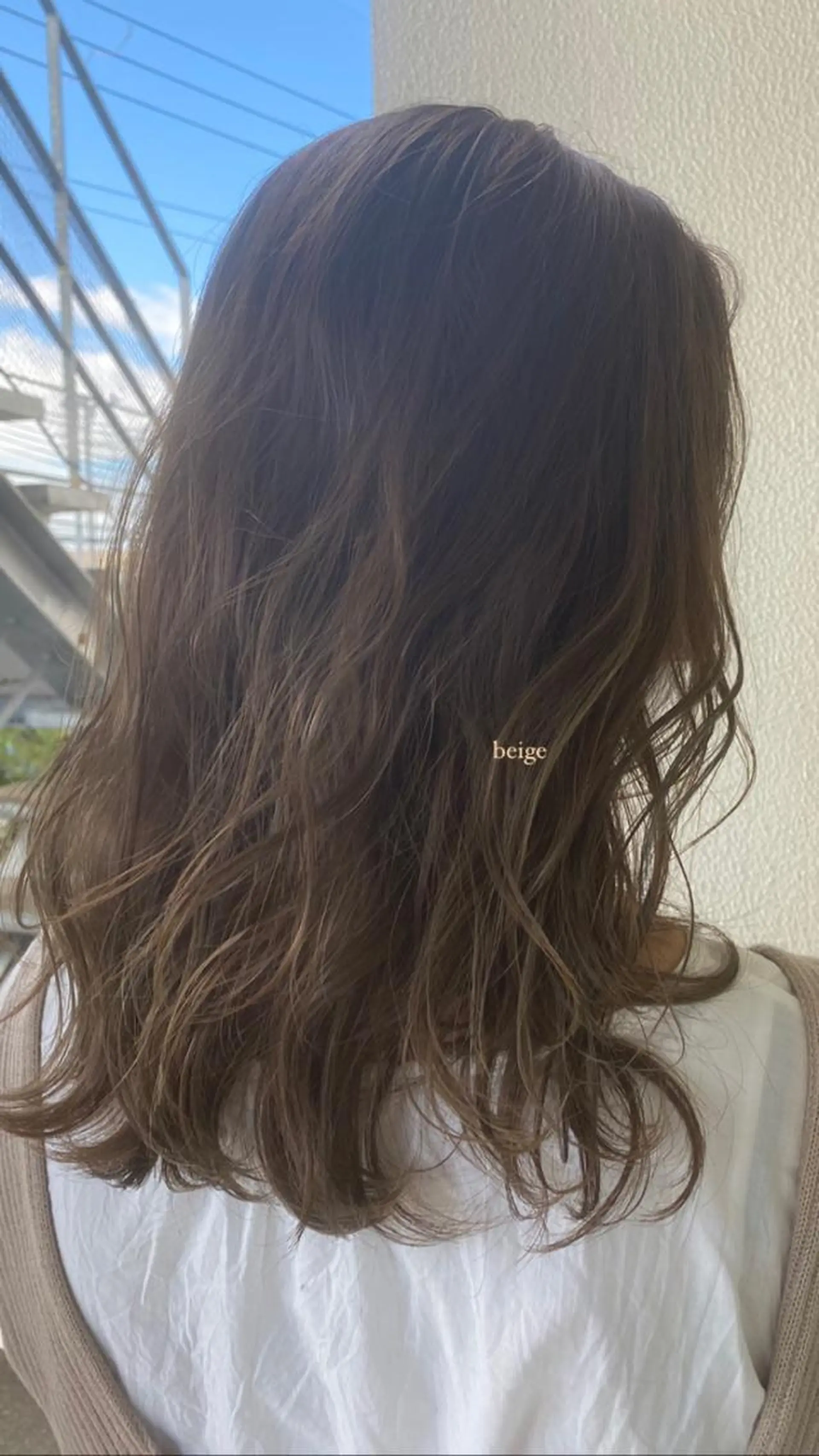セミロング カラー 中村 瑞希のヘアスタイル