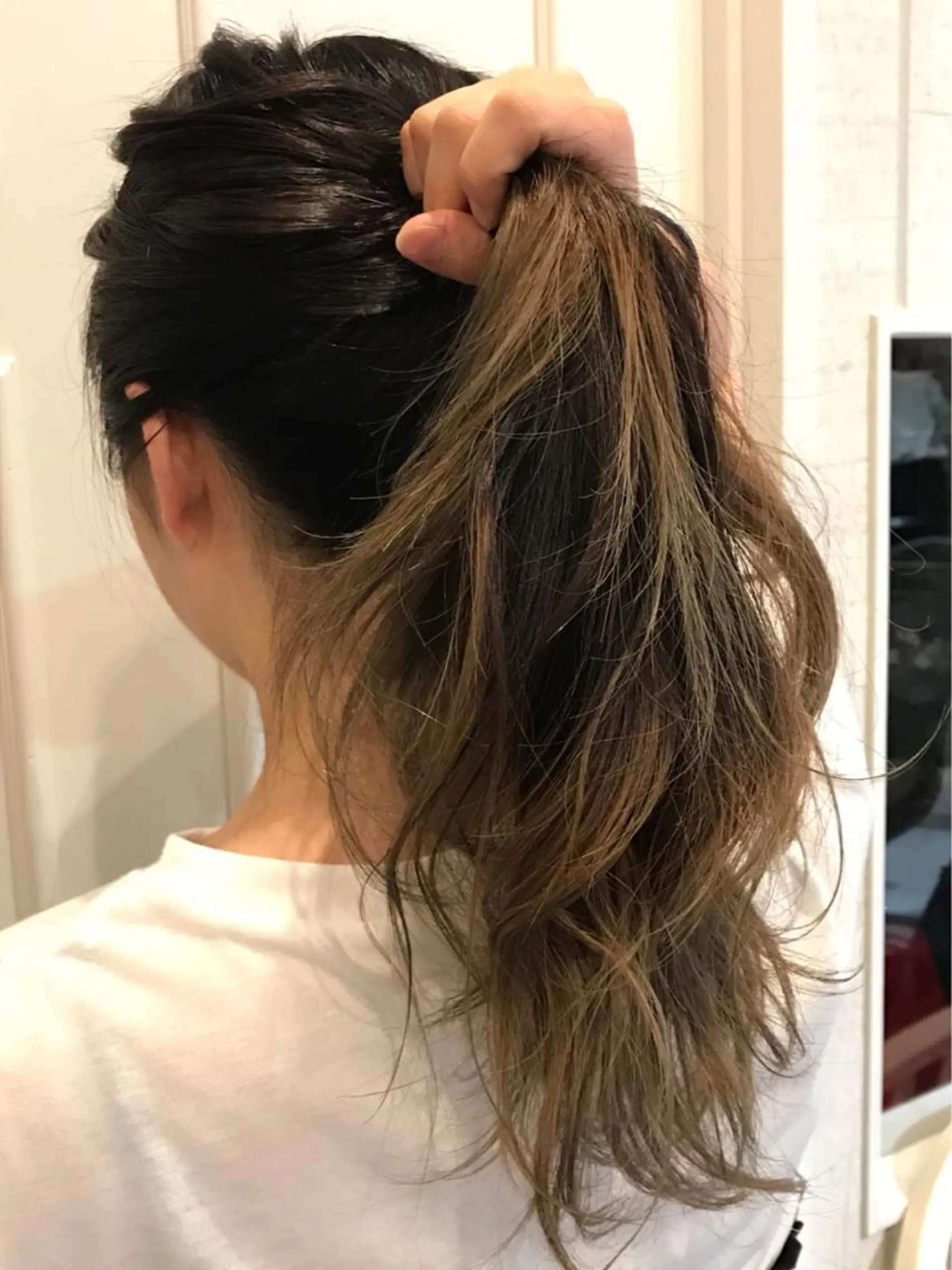 ロング カラー ベージュカラー グラデーションカラー 💈Blanco💈 カラー&ケア🌈のヘアスタイル