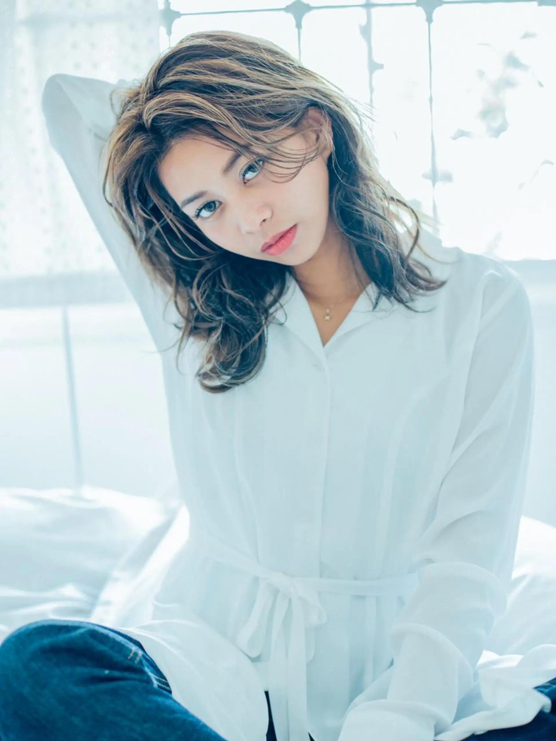 ミディアム カット ヘアカラー トリートメント ヘッドスパ stastny所属・⚜️stastny DAIKI⚜️のヘアスタイル