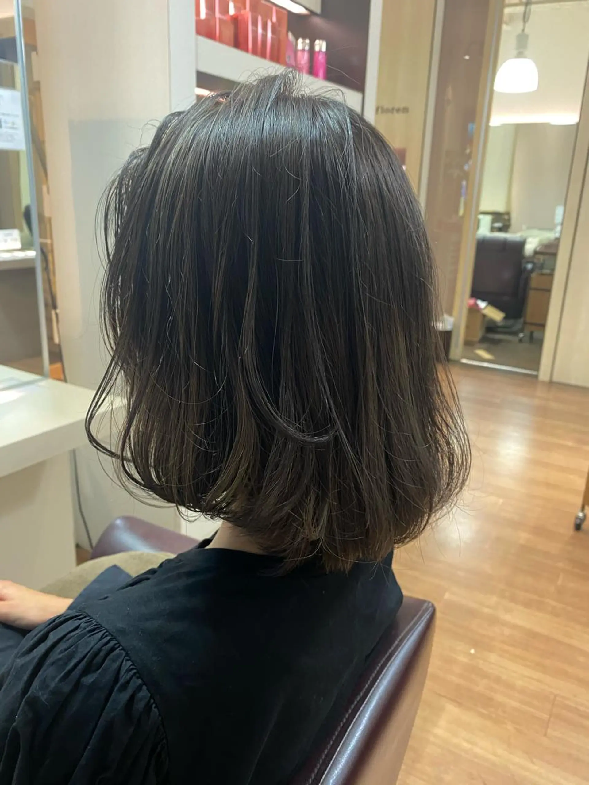 カラー グレージュ スタジオノル パーマ🌀あやなのヘアスタイル