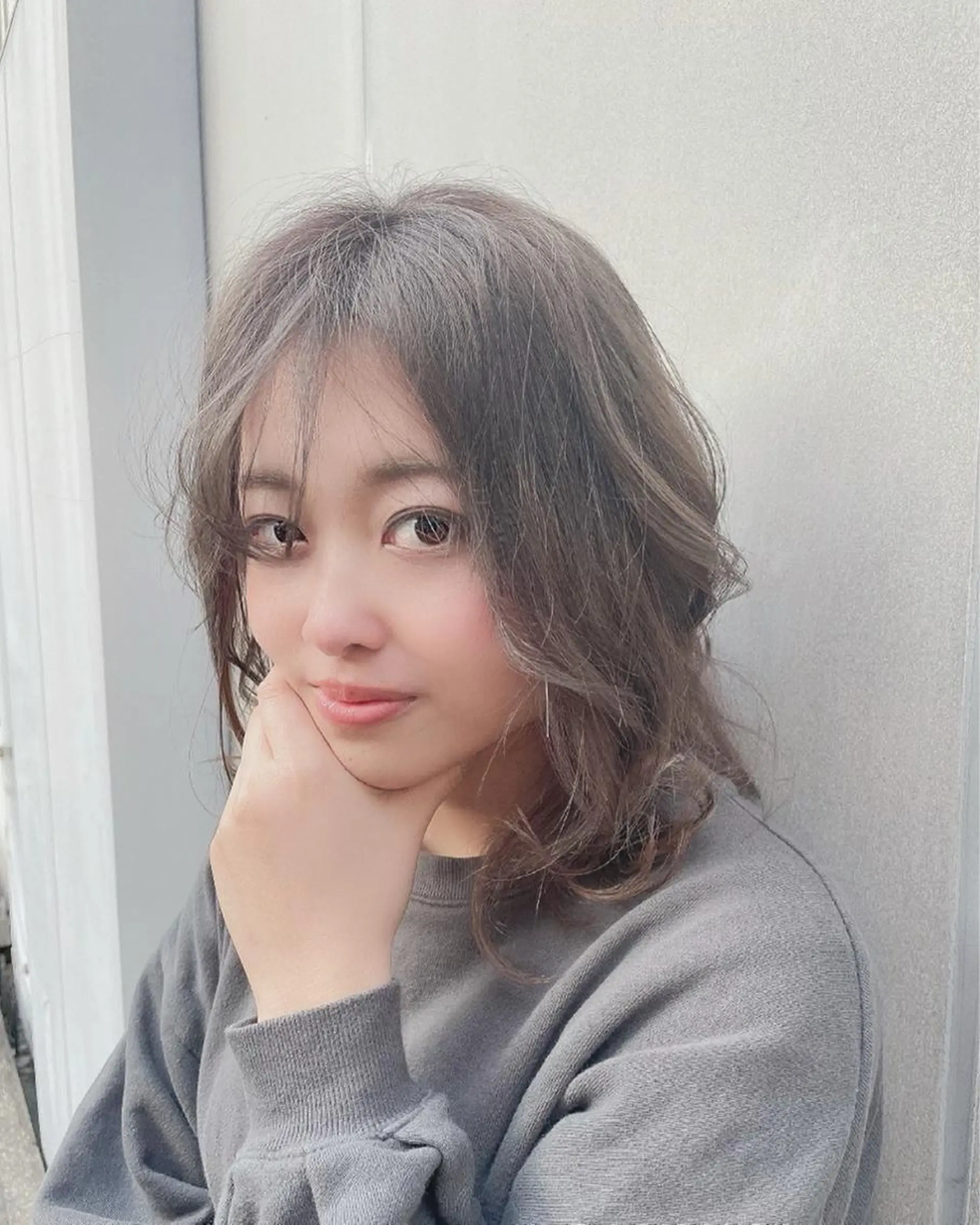 ミディアム カラー ヘアカラー トリートメント TOWA 野村　コウダイのヘアスタイル