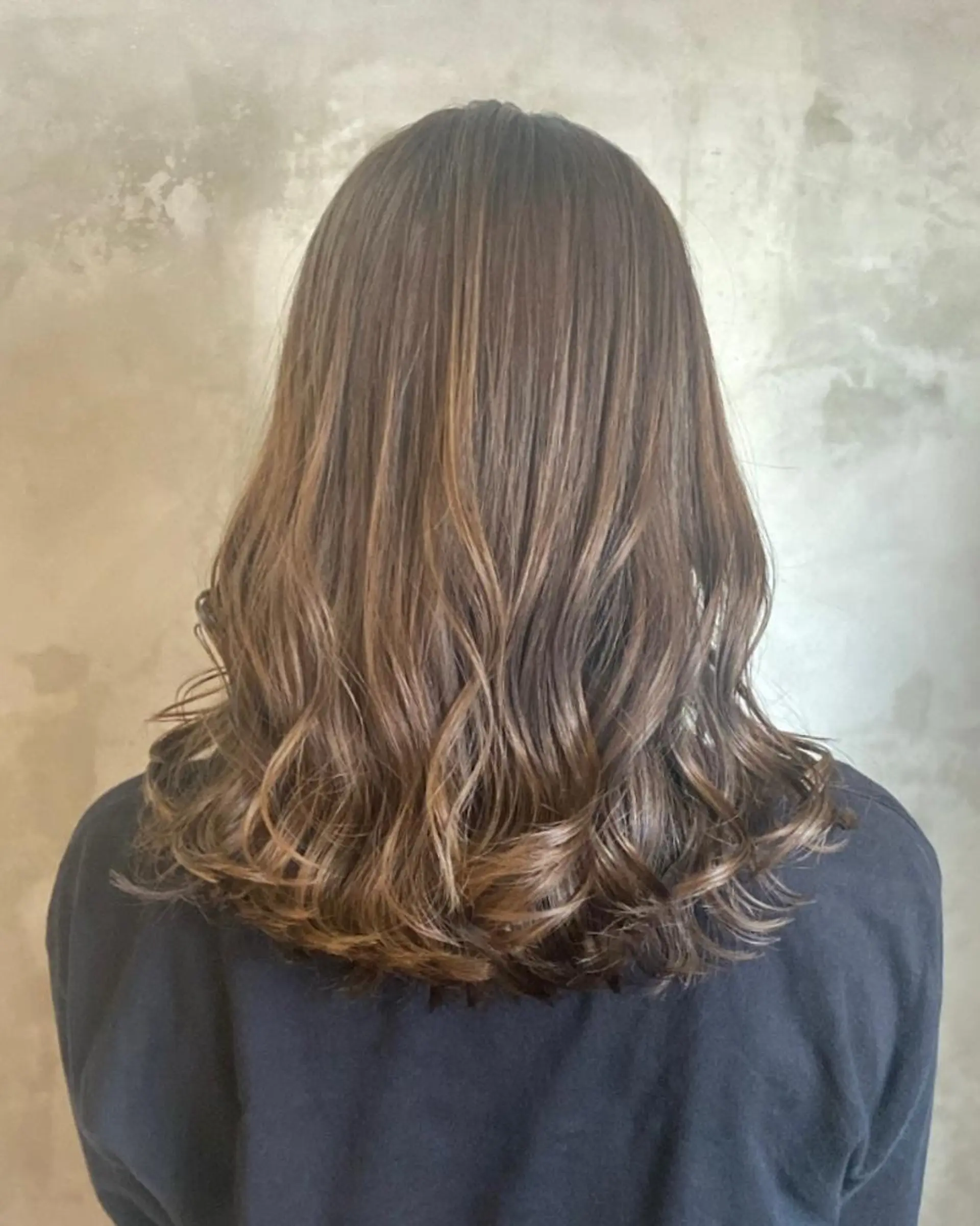 セミロング カラー 透明感カラー カット ヘアカラー トリートメント 【＆ koenji】 yukaのヘアスタイル
