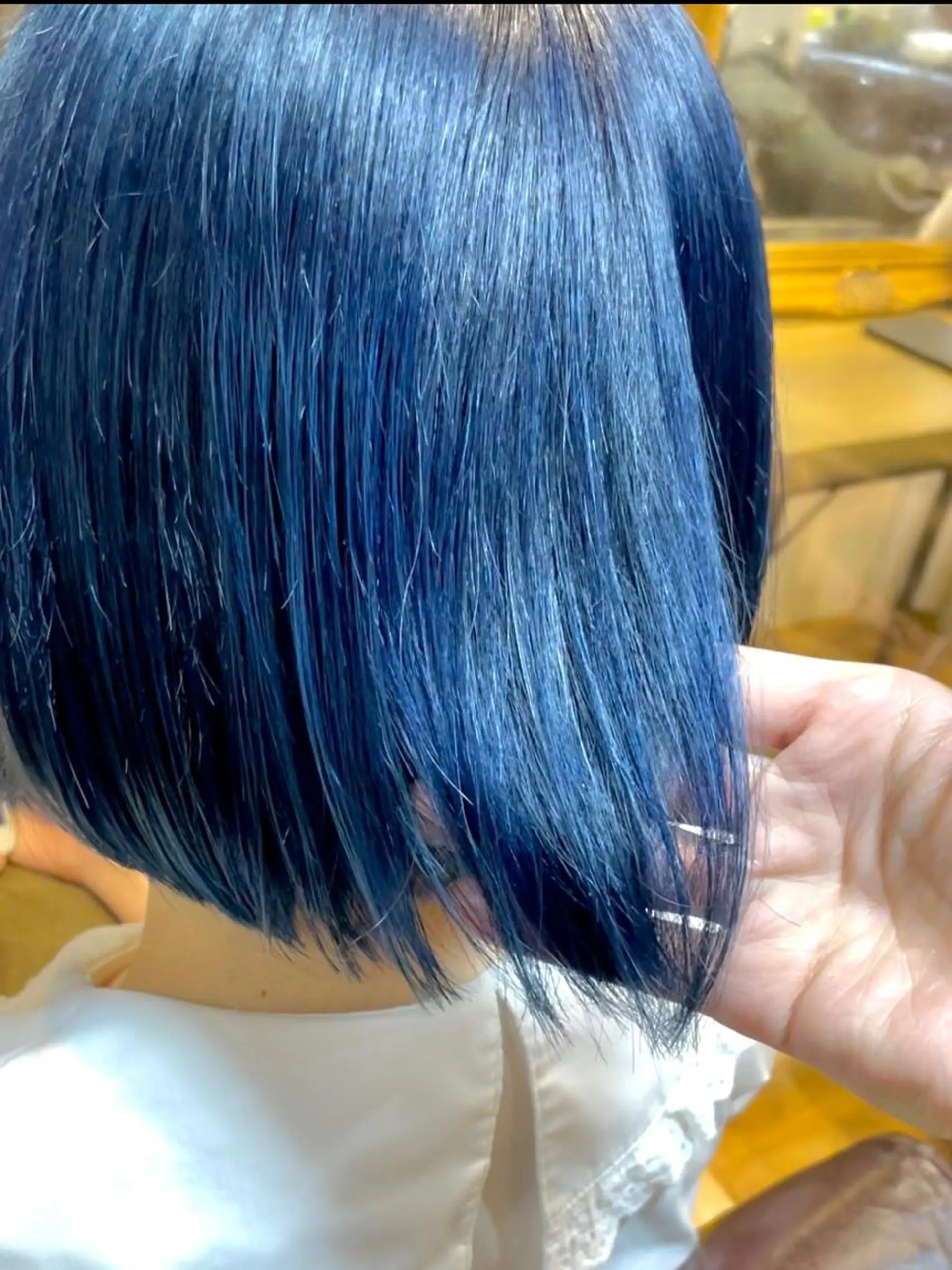 ショート カラー アディクシーカラー ベージュカラー ブリーチ ブルーカラー ハイトーンカラー カット ヘアカラー ヘアセット 💖透明感カラー💖 坂本万由子のヘアスタイル