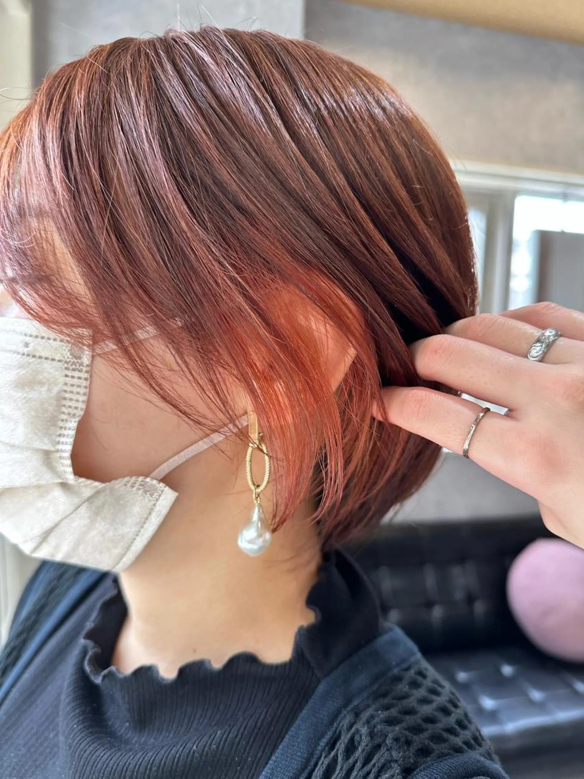 ショート カラー 🫧アレンジ･韓国 パーマmaica🫧のヘアスタイル