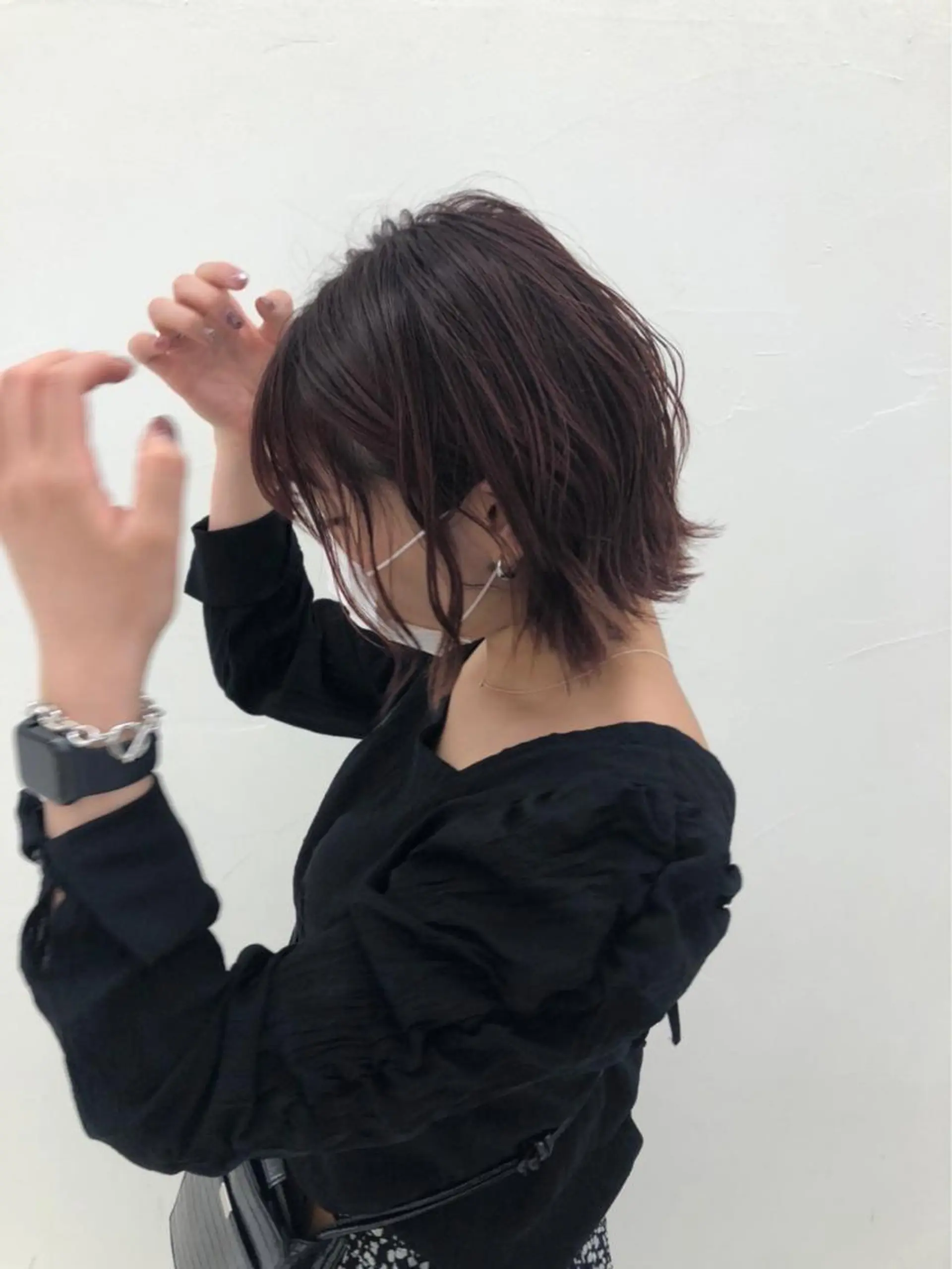 ショート カラー ヘアアレンジ putri 川邉 優花のヘアスタイル