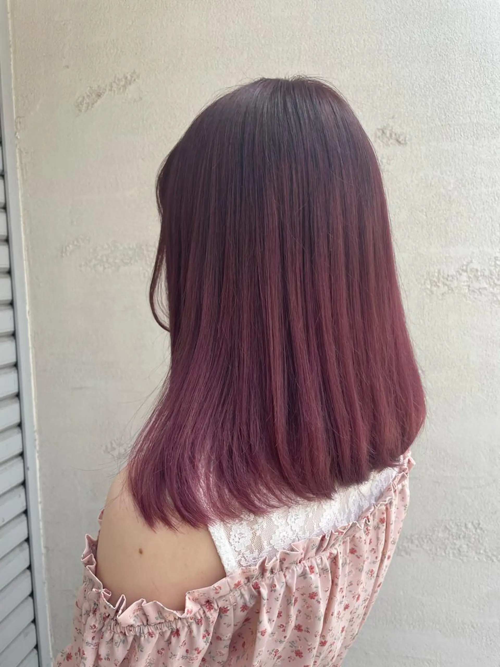 セミロング 伸ばしかけ ヘアカラー トリートメント ヘッドスパ マホ/日吉/髪質改善 /レイヤー/ガーリーのヘアスタイル