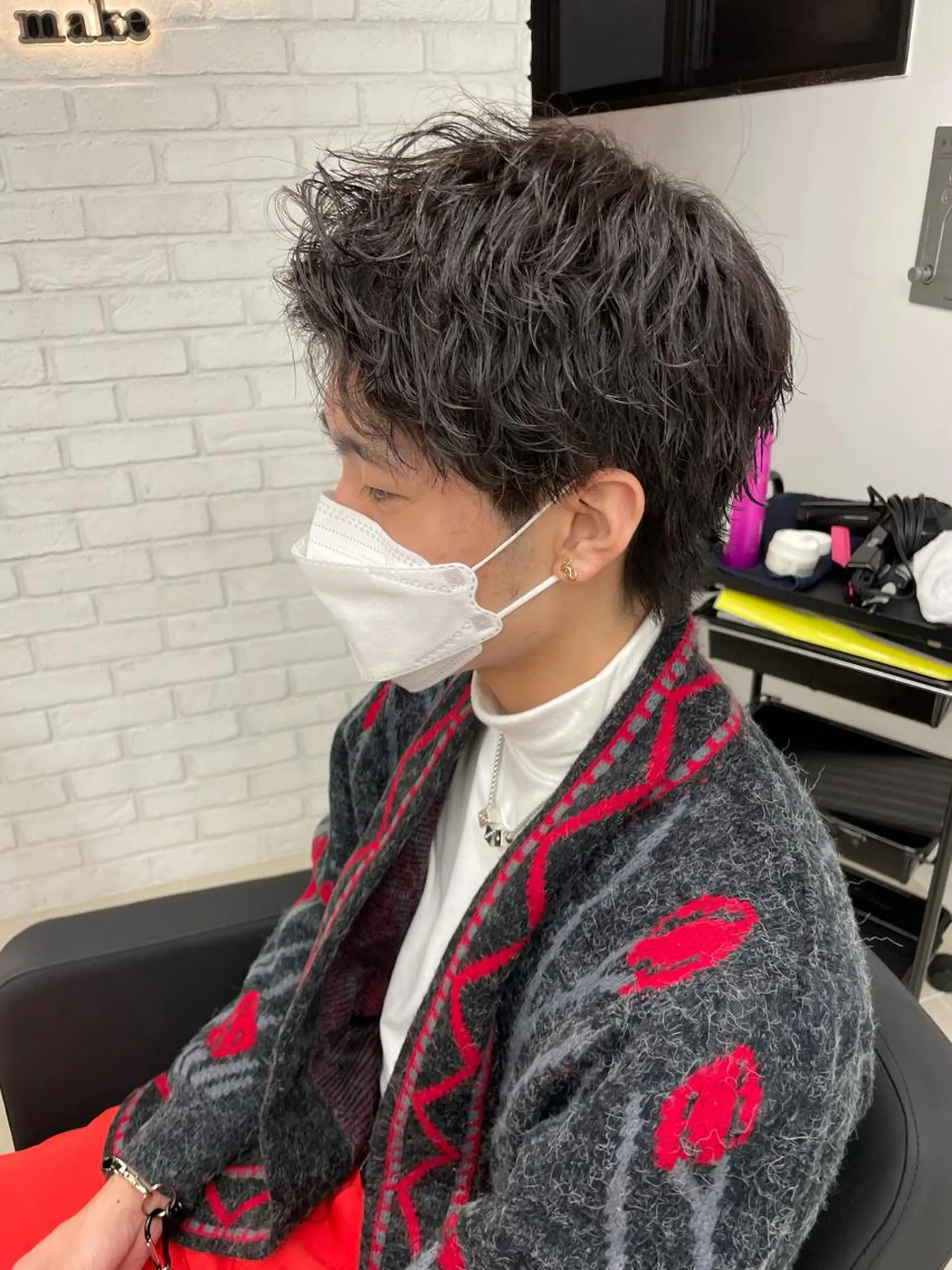 ショート パーマ ヘアアレンジ メンズ 🔥メンズ特化🔥 木村 祐太のヘアスタイル