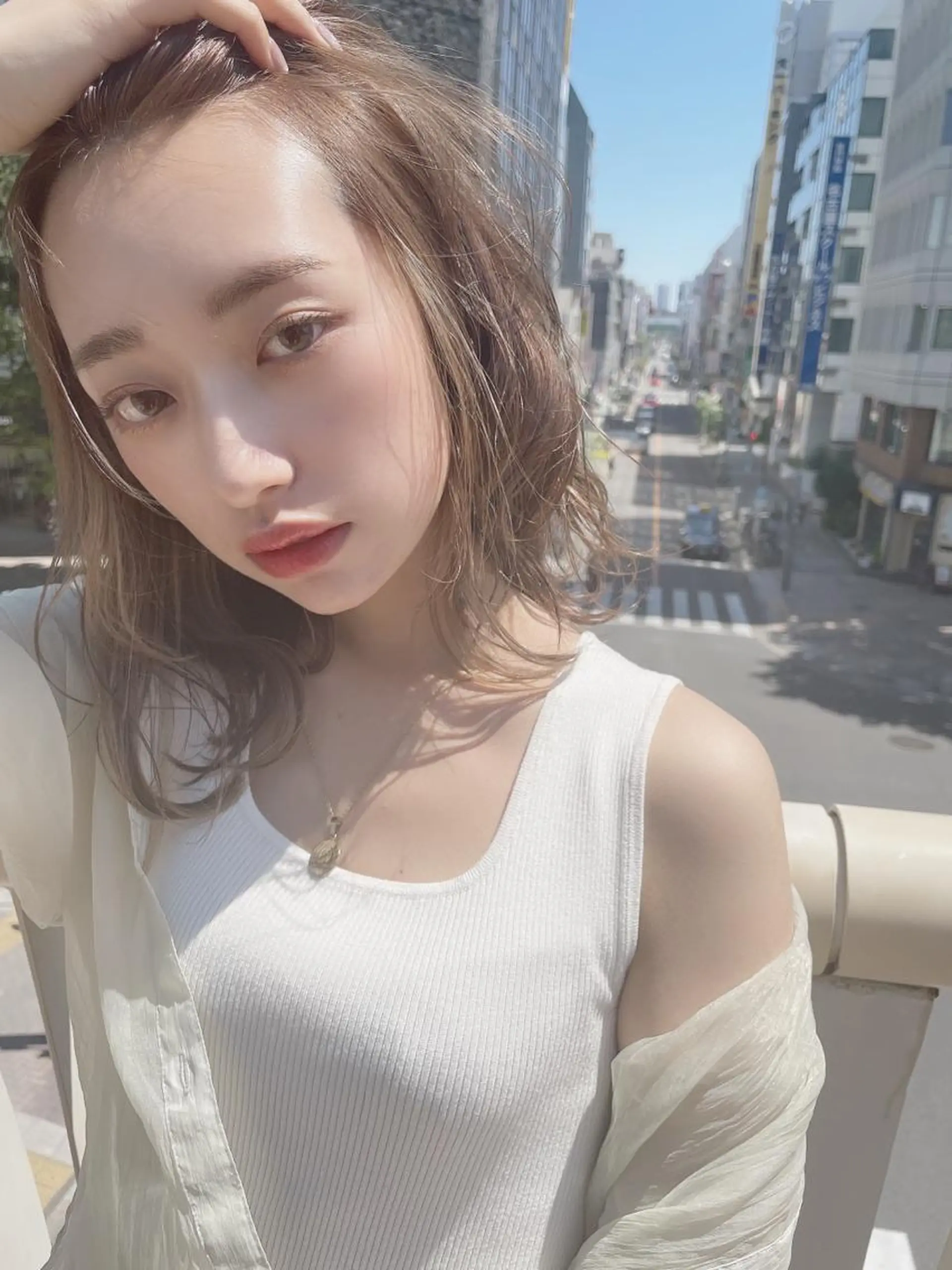 ミディアム カラー ヘアカラー トリートメント Lond strada 心斎橋所属・🍀小川大輔🍀 ボブ/ブリーチ🥇のヘアスタイル