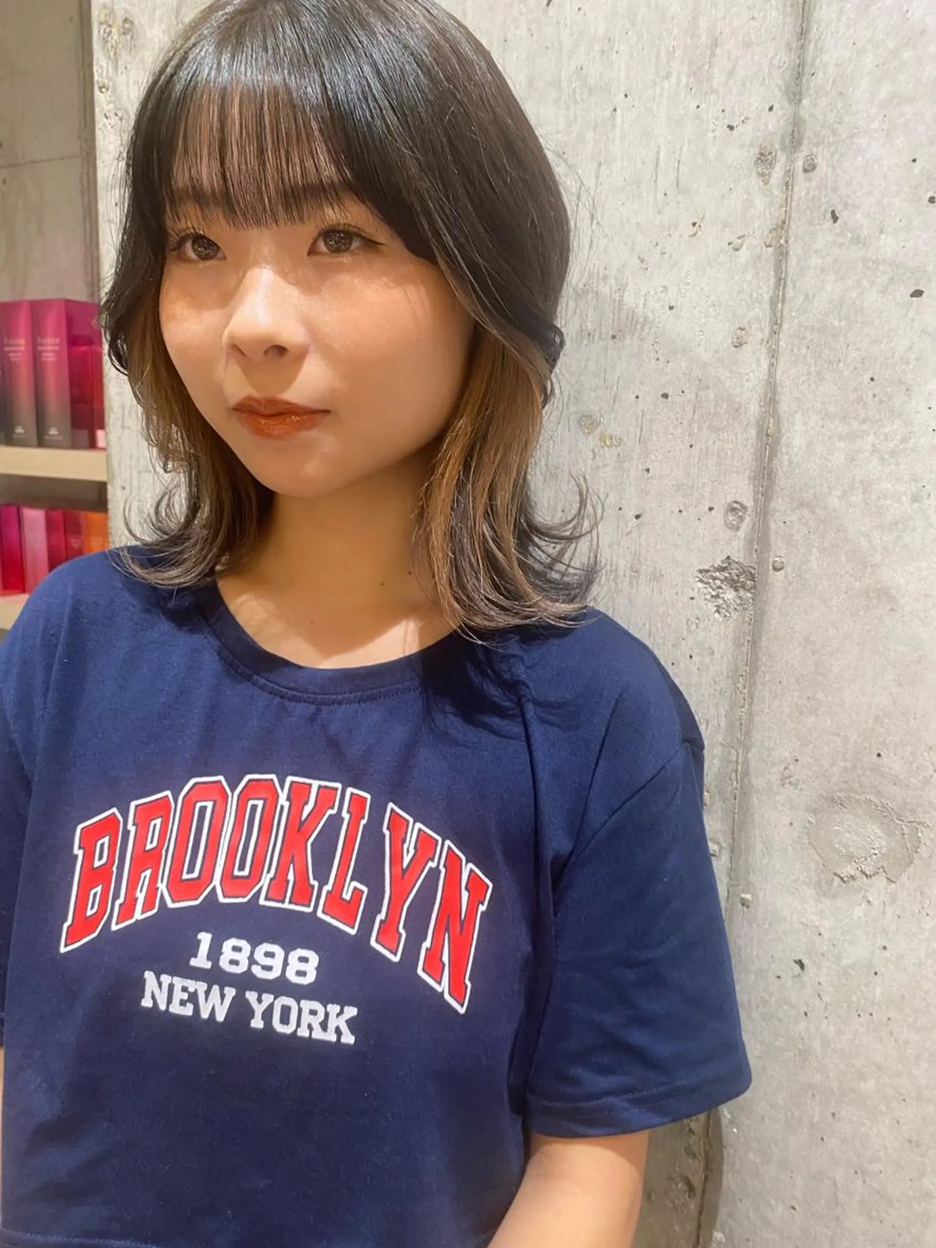カラー AO所属・RISAKO 艶髪モテヘア🎀府中のヘアスタイル