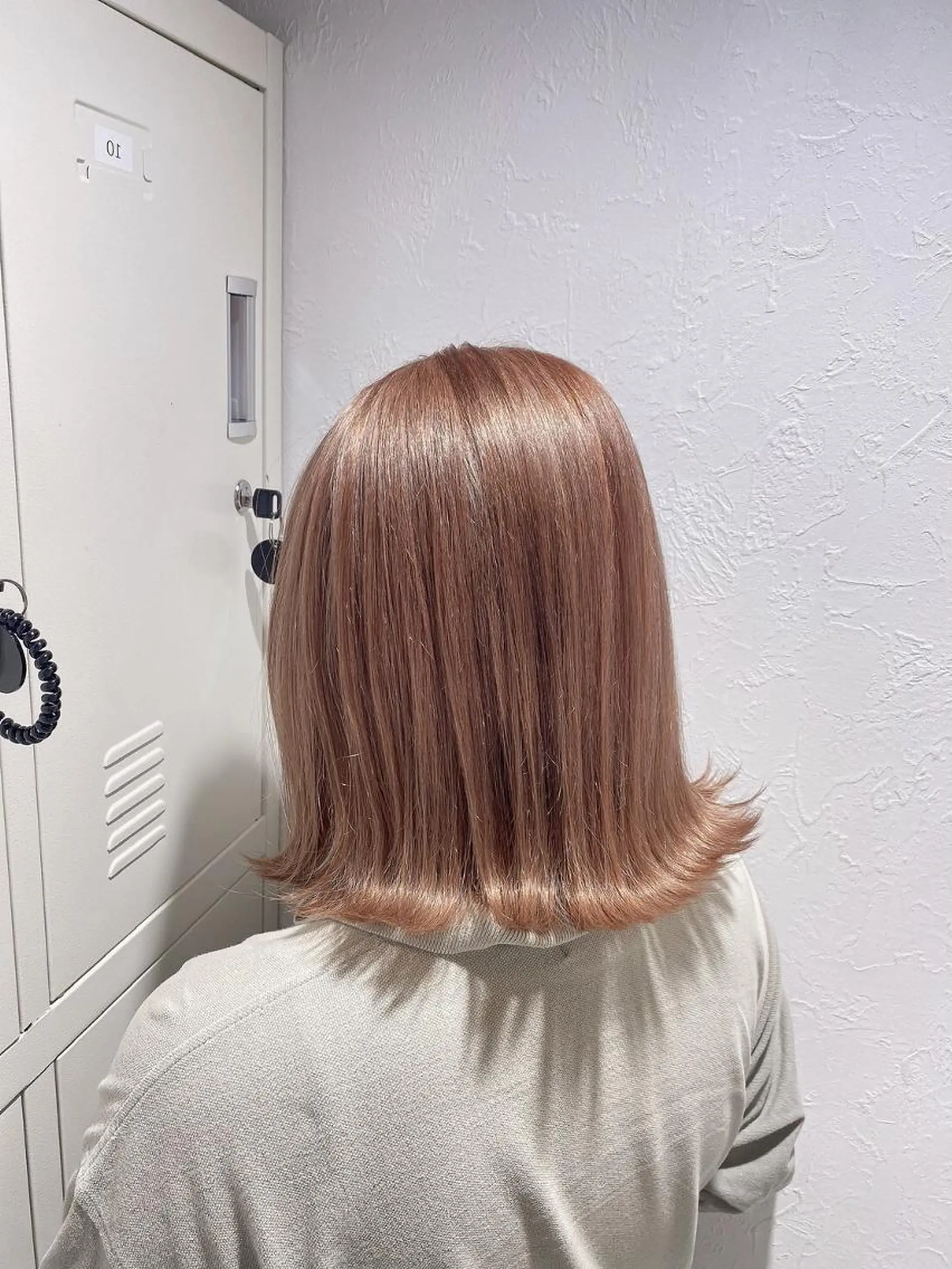 カラー 透明感ブラウン✖️ ボブ🤎ホウトのヘアスタイル
