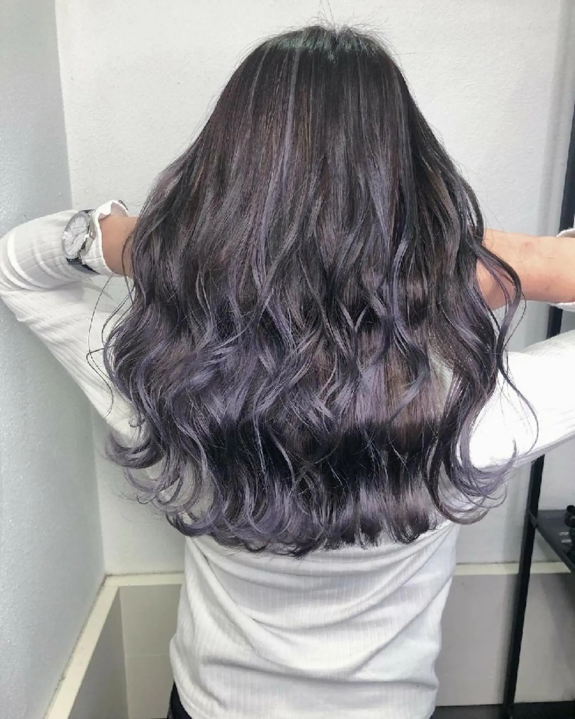 セミロング ヘアアレンジ カラー ヘアカラー トリートメント GiseL 博多 ジゼル　博多のヘアスタイル