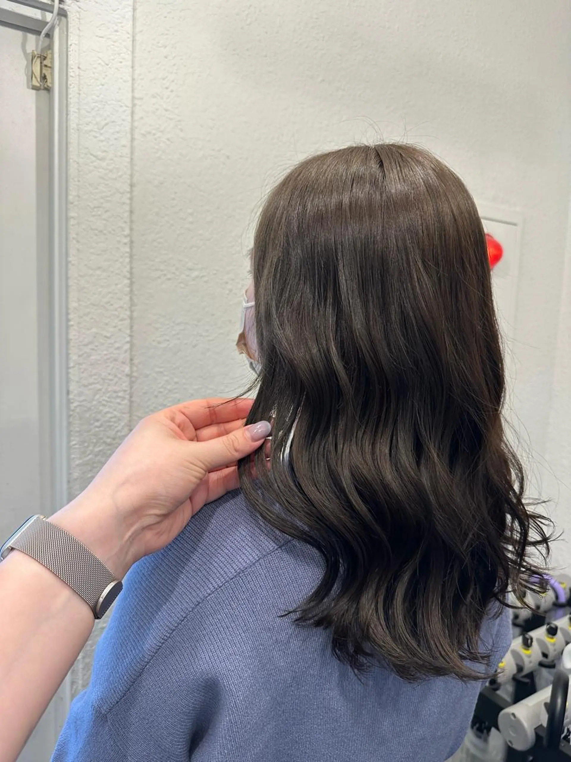 ミディアム カラー ヘアアレンジ カット ヘアカラー トリートメント DANY🦋名駅✂︎ 艶髪/透明感カラーのヘアスタイル