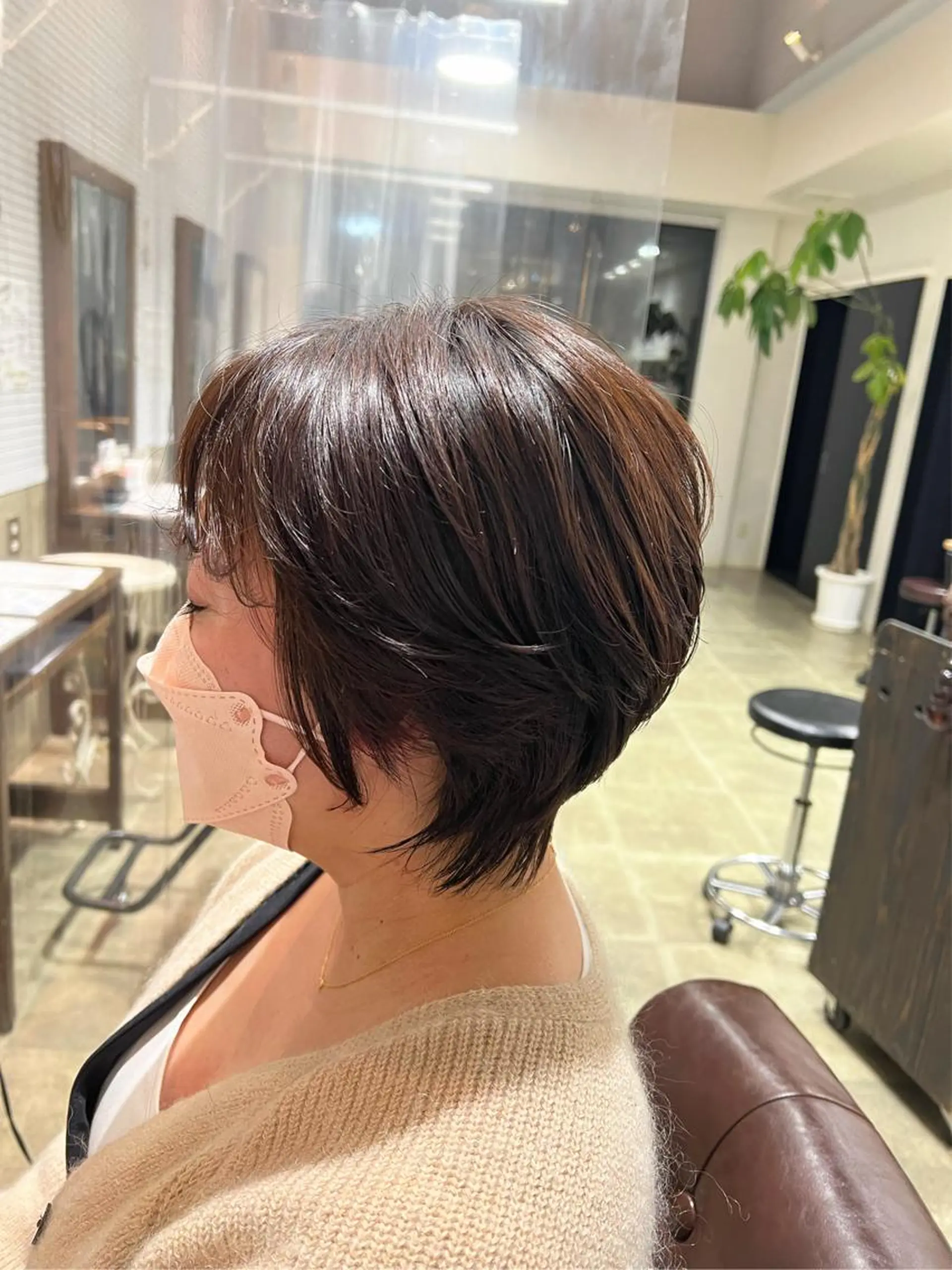 ショート ショートヘア ビラデルソルmaRe所属・山口 莉々香のヘアスタイル