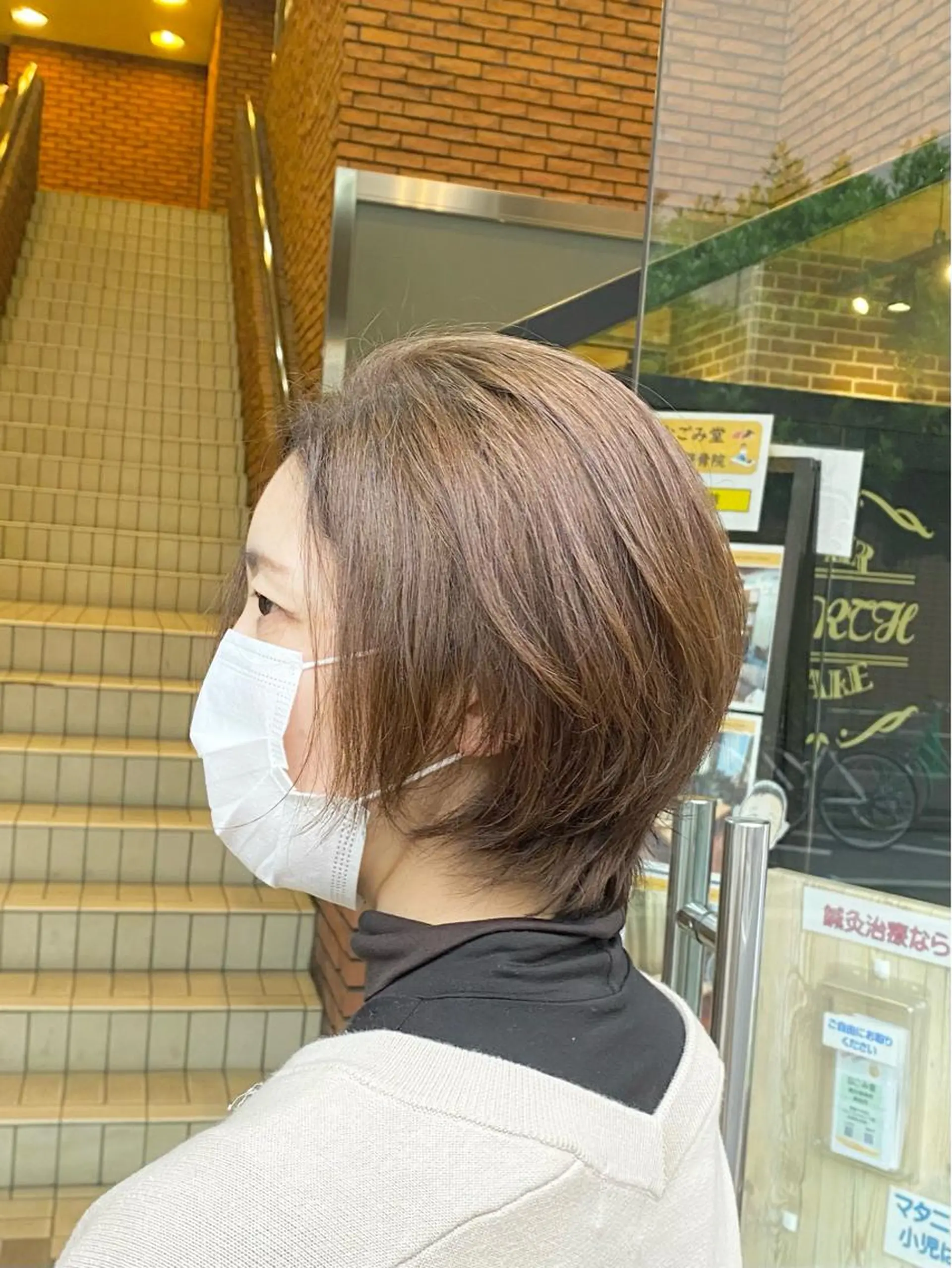 ショート motel所属・モデルや芸能人も通う ✨マンツーマンサロンのヘアスタイル