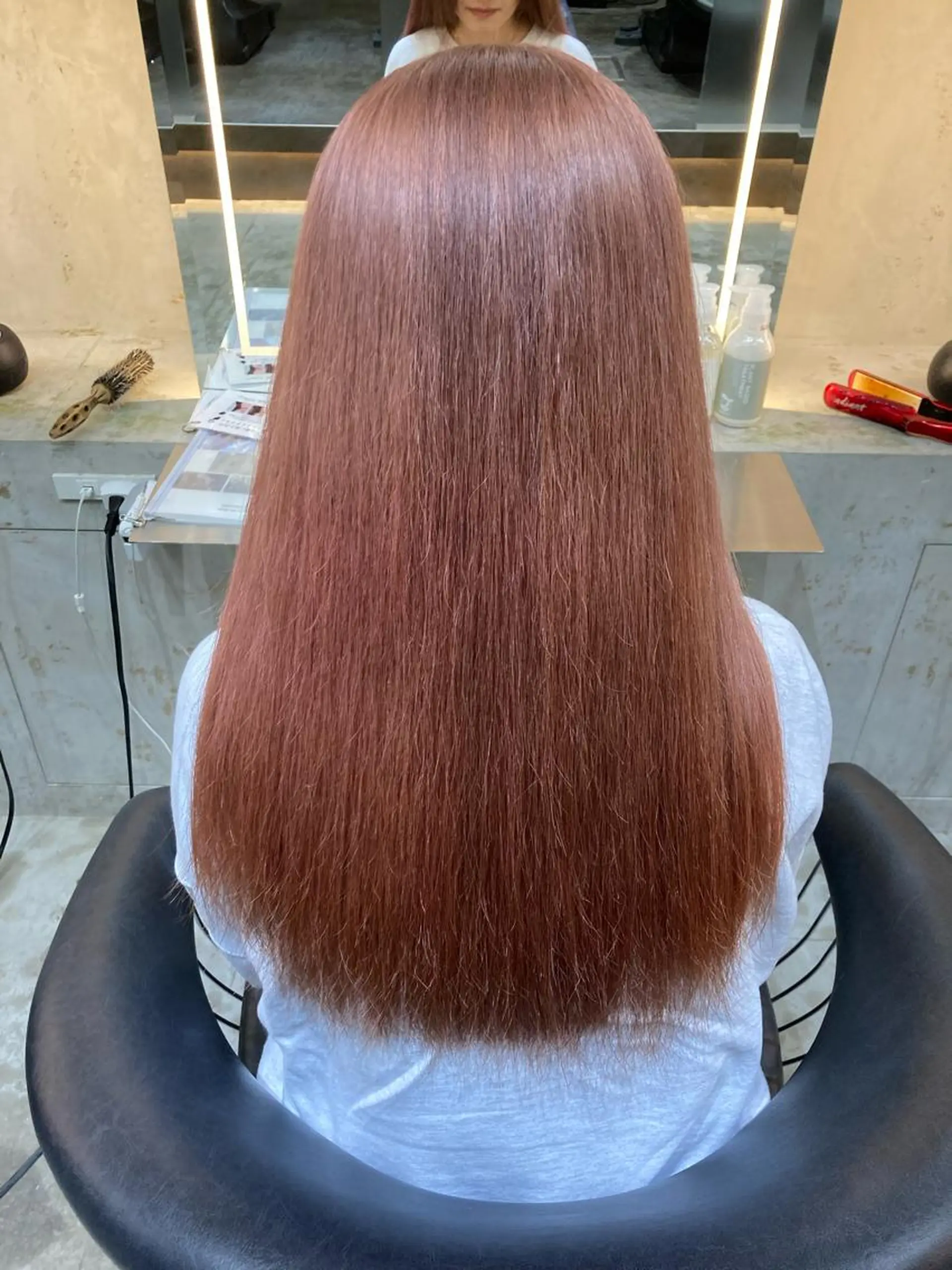 ロング ヘアカラー トリートメント レイヤーカットモデル ショートカット/颯大のヘアスタイル