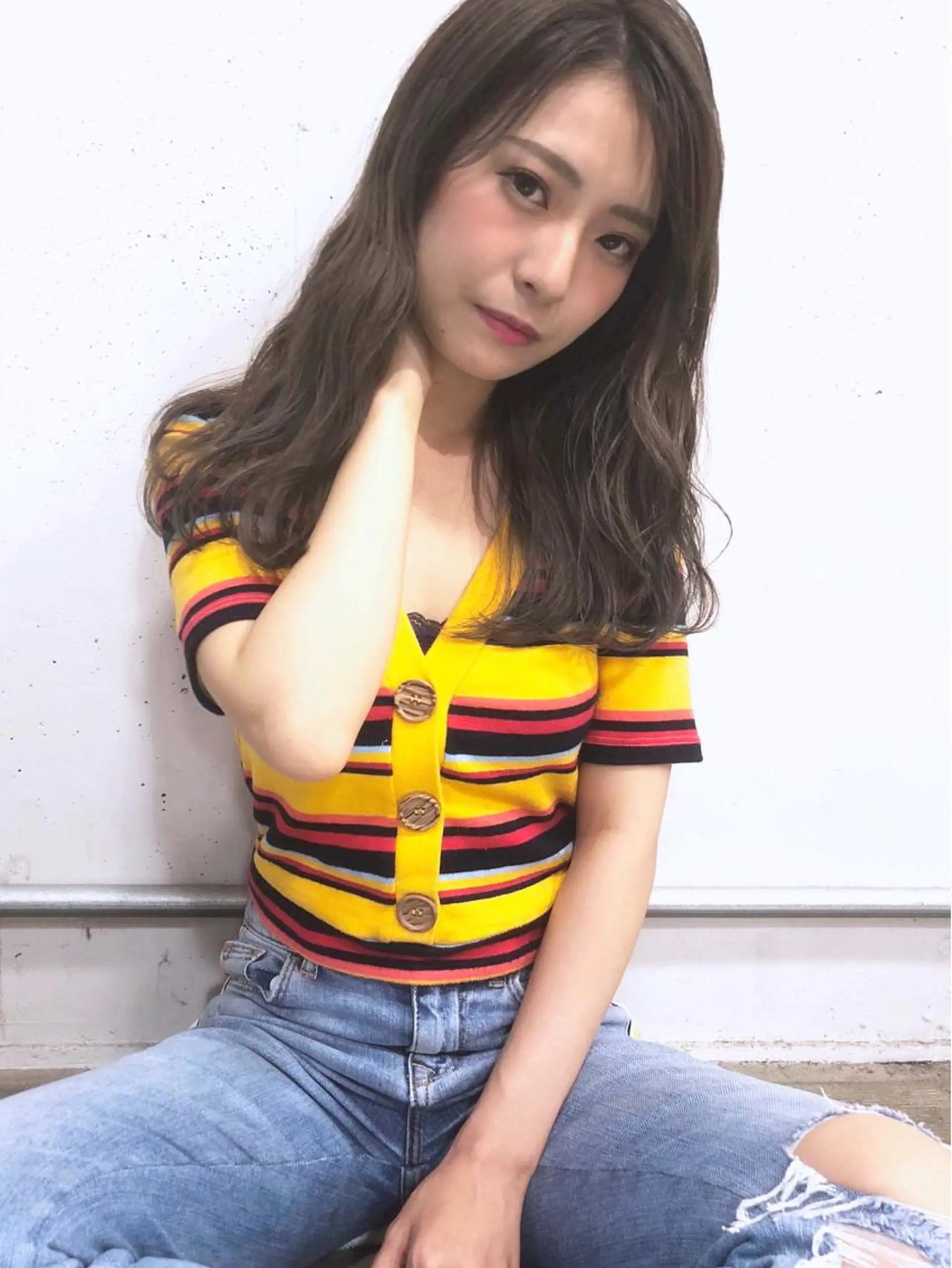 ミディアム カラー 永野 正芳のヘアスタイル